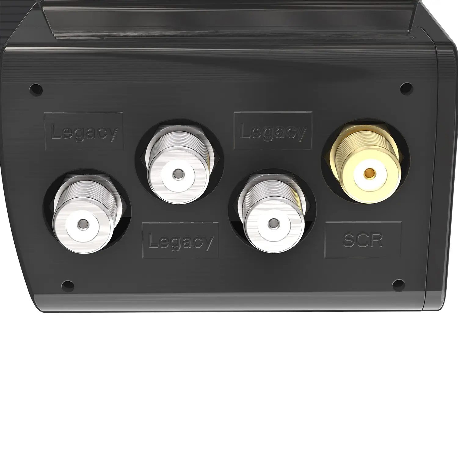 DUR-line UK 104 Unicable LNB – Anschlüsse in Nahaufnahme DUR-line UK 104 - Unicable LNB