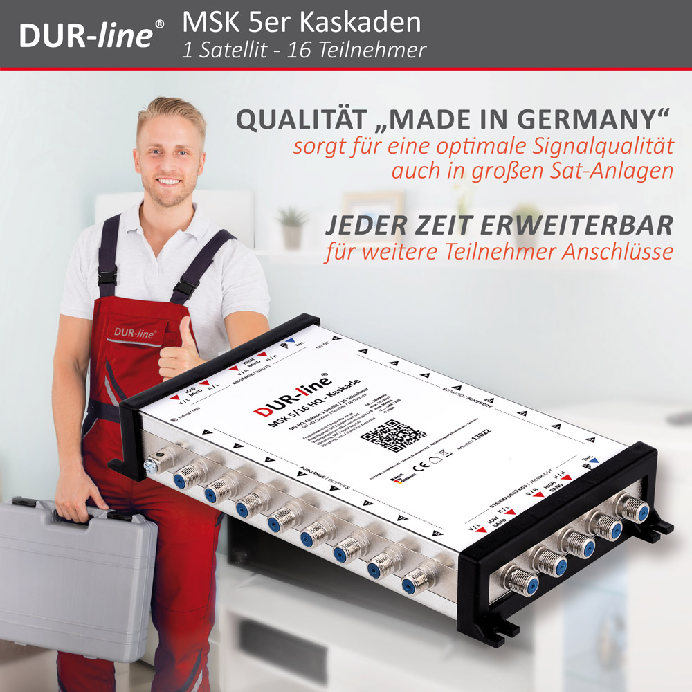 DUR-line MSK 5/16 HQ - Kaskade – im Einsatz