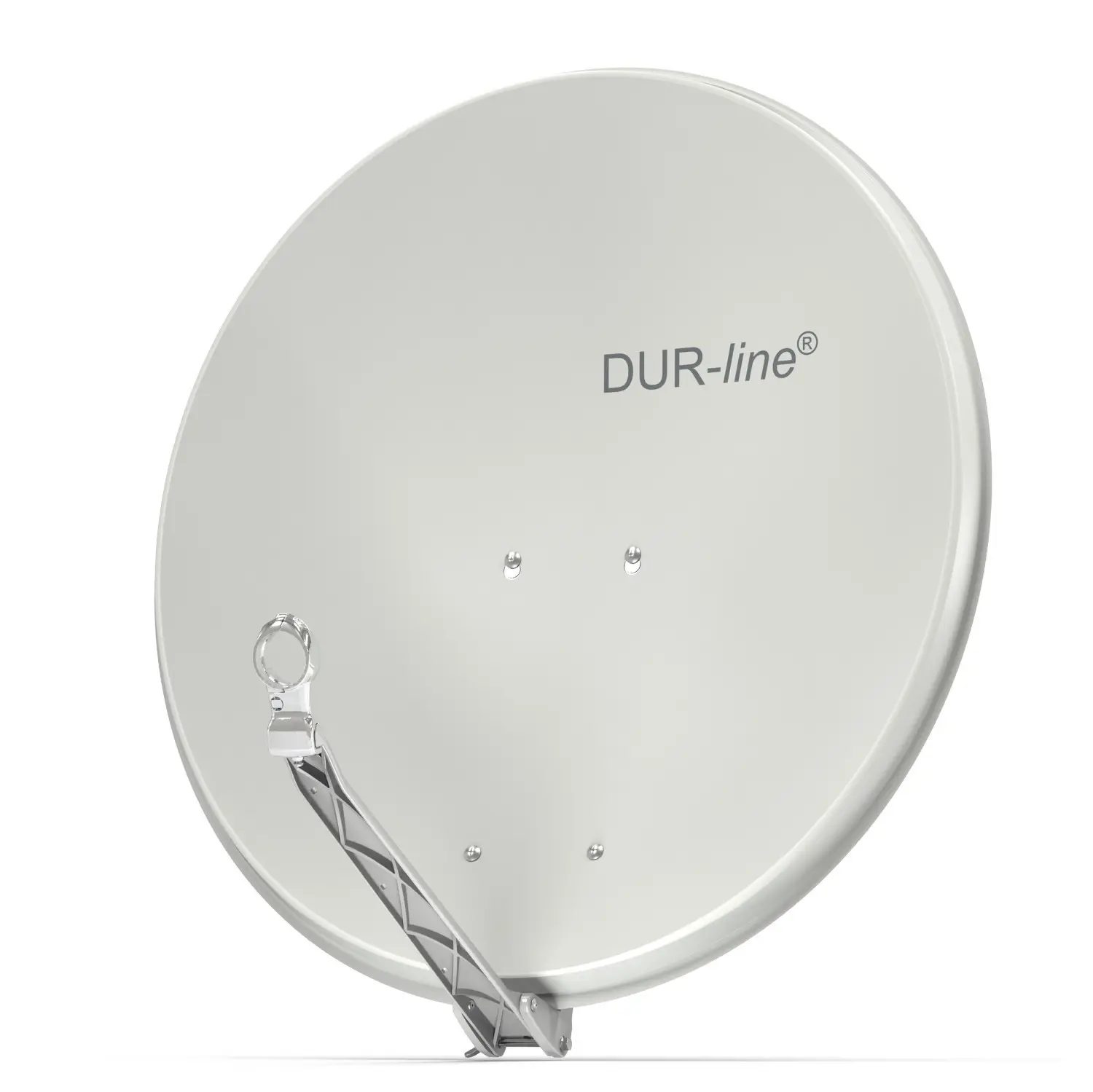 DUR-line Select 75/80 Hellgrau - Alu Sat-Reflektor