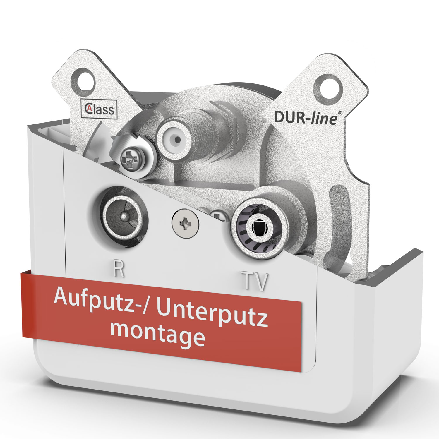 DUR-line DSA 62600 - Sat-Stichleitungsdose – Schnittansicht