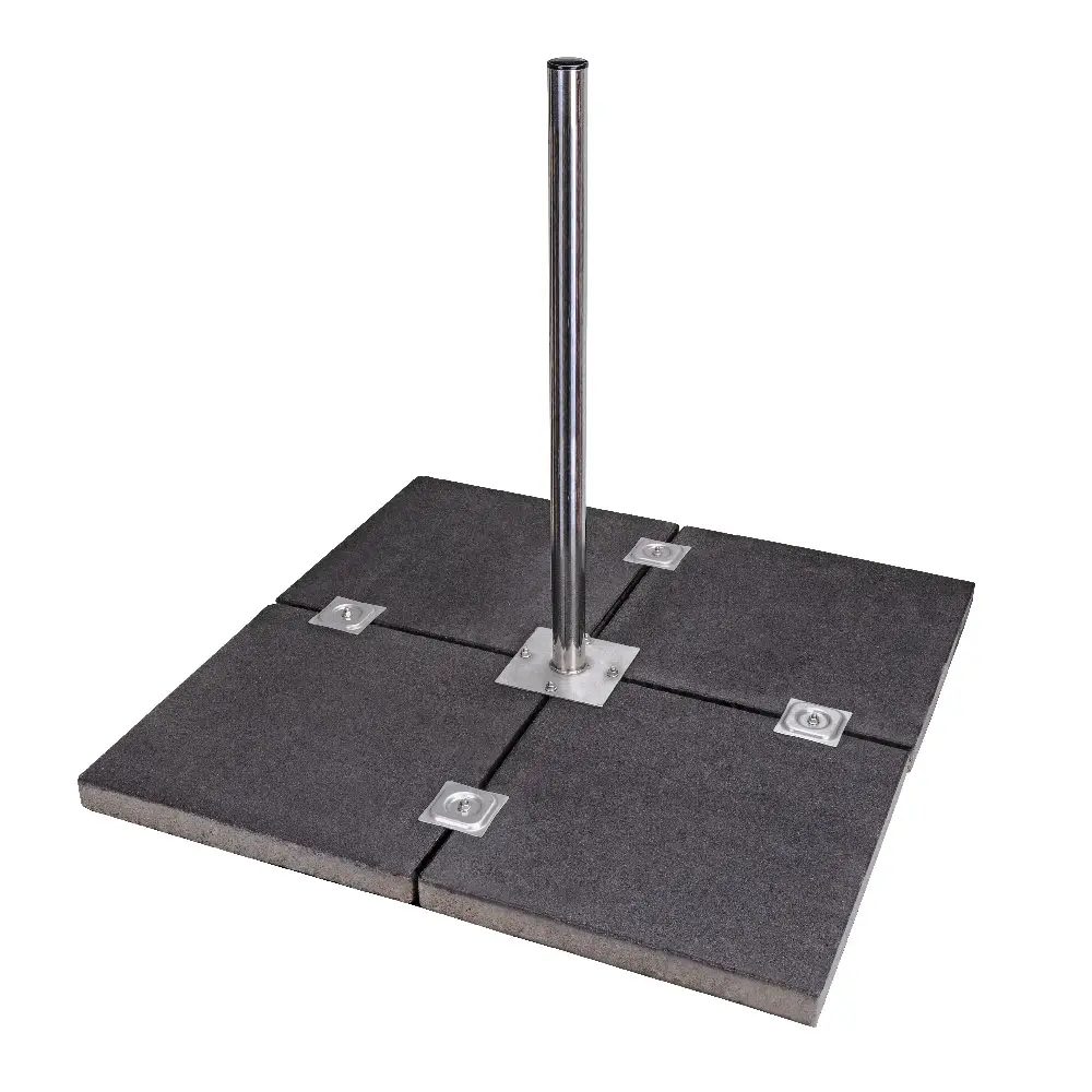 DUR-line Stabilo 4PL Edelstahl - Universal Plattenständer