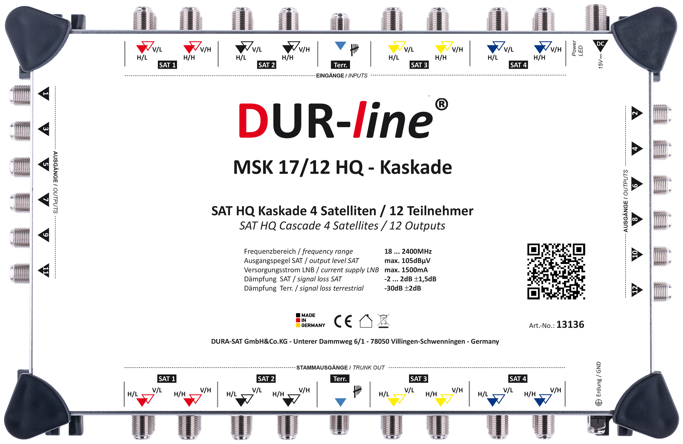DUR-line MSK 17/12 HQ - Kaskade – Produktansicht 2 DUR-line MSK 17/12 HQ - Kaskade – Produktansicht 2