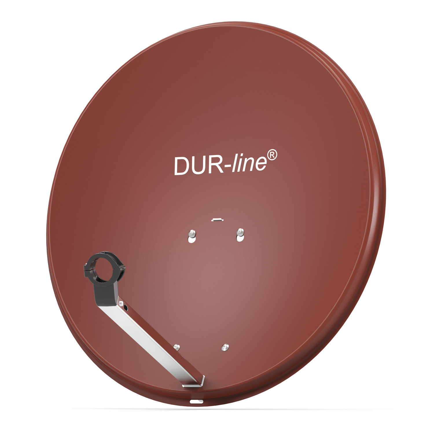 DUR-line MDA 60 Rot Alu Sat-Reflektor – perspektivische Ansicht DUR-line MDA 60 Rot - Alu Sat-Reflektor