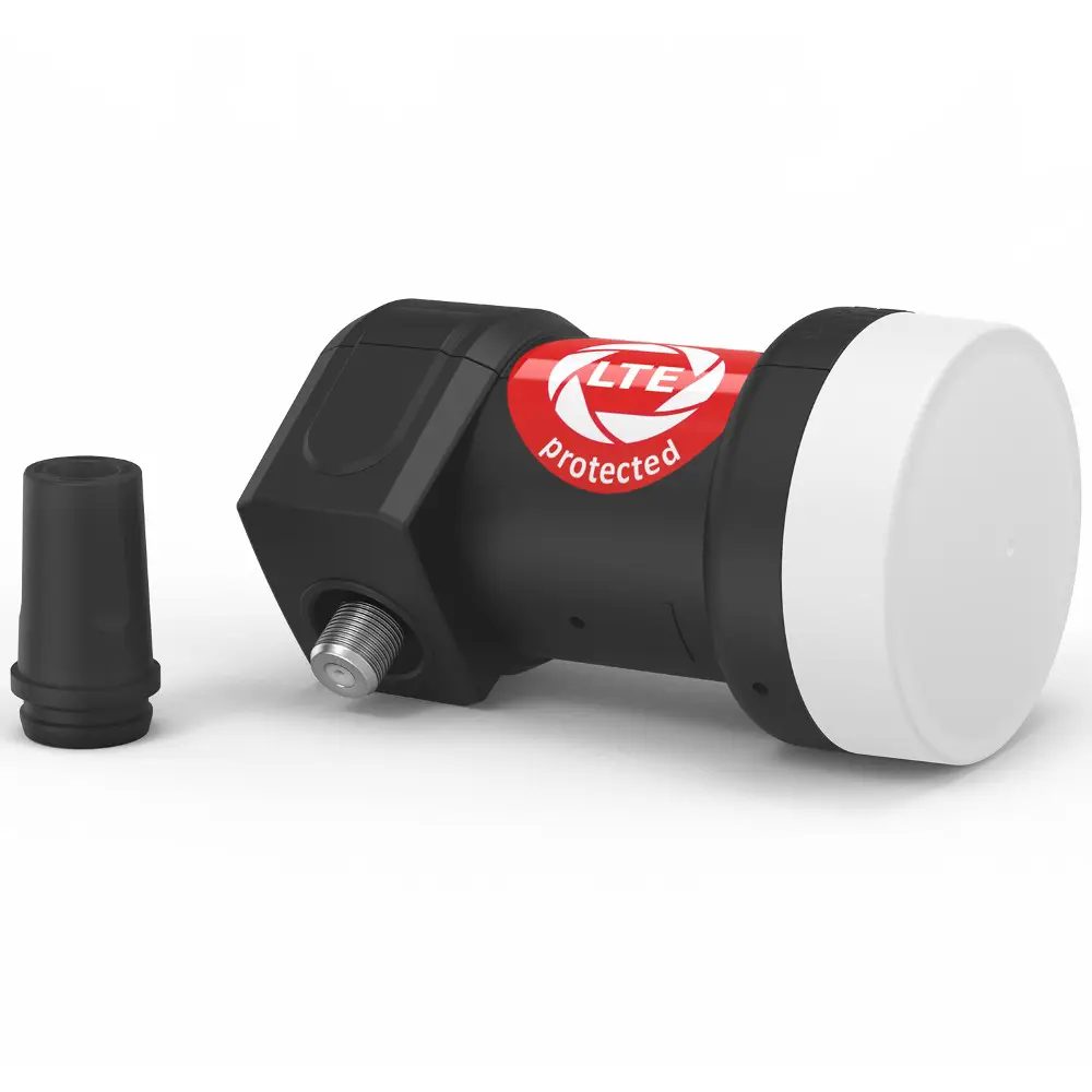 DUR-line MDA 80 Rot - Digiatale 1 Teilnehmer Satellitenschüssel Komplett-Anlage mit +Ultra Single - LNB