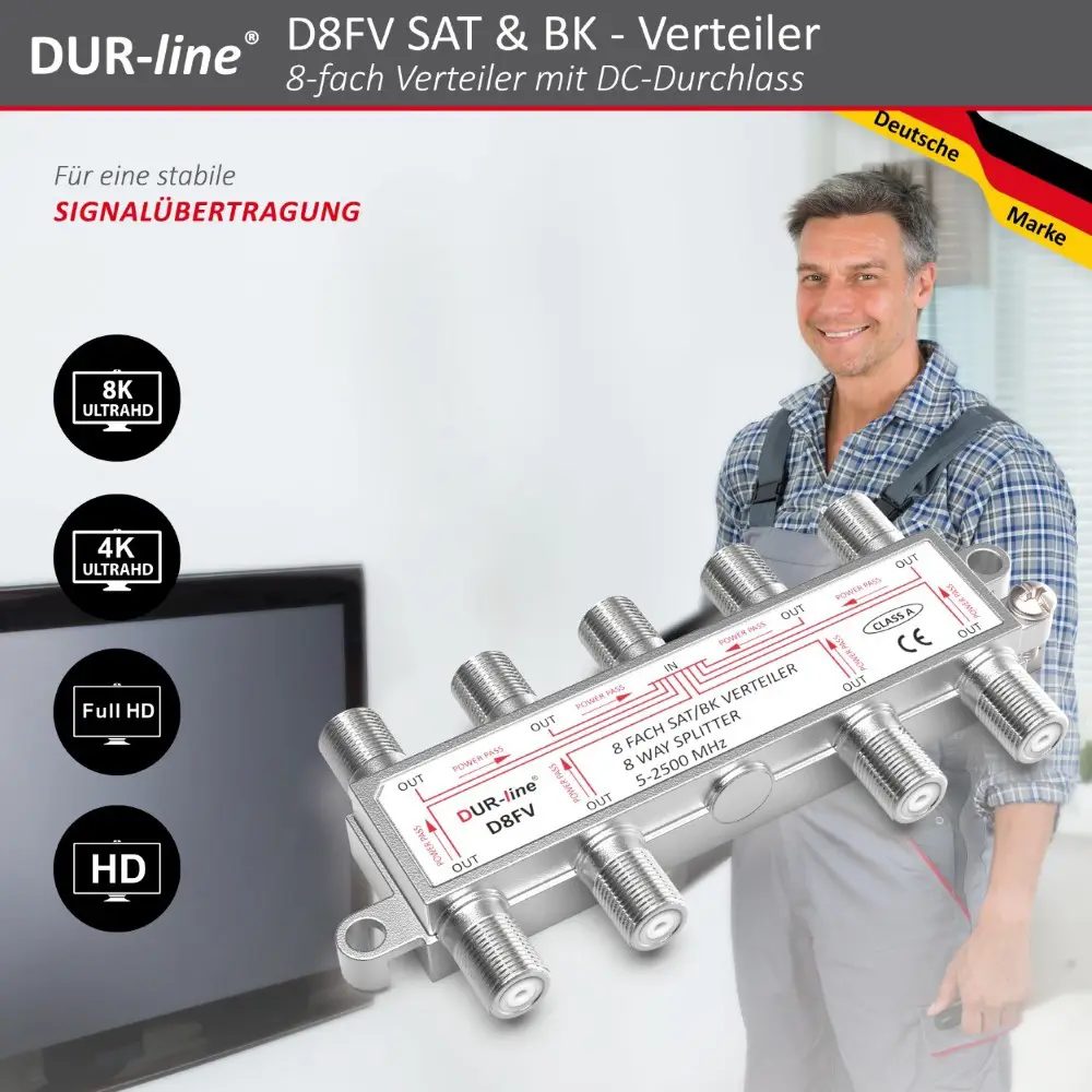 DUR-line D8FV - SAT/BK-Verteiler