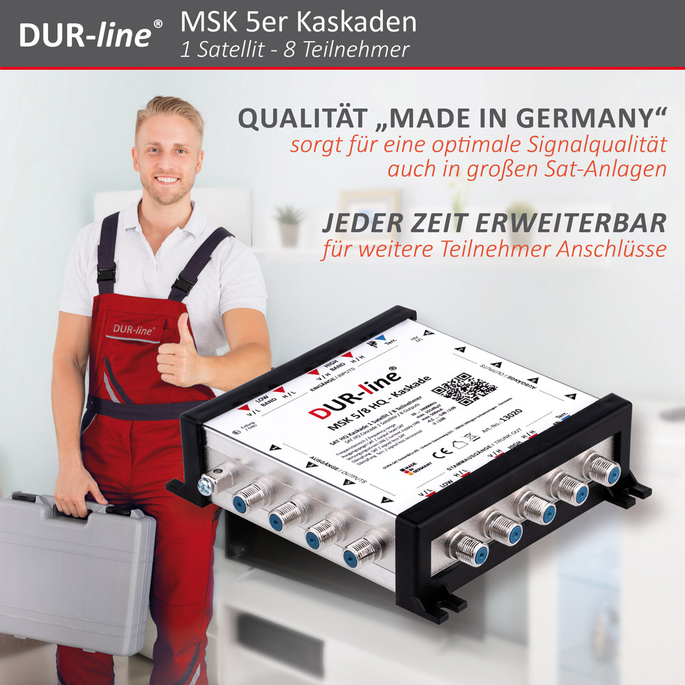 DUR-line MSK 5/8 HQ - Kaskade – im Einsatz