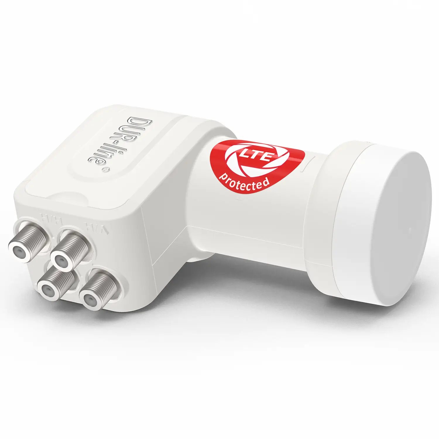 DUR-line +Ultra Quattro white LNB – liegend B-Ware: DUR-line +Ultra Quattro white - LNB
