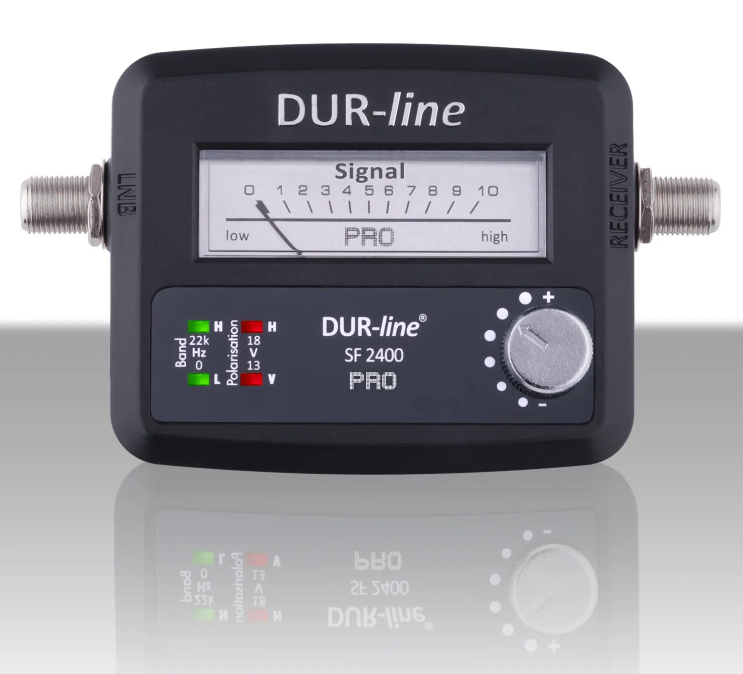 DUR-line SF 2400 Pro Satfinder – Draufsicht DUR-line SF 2400 Pro - Satfinder