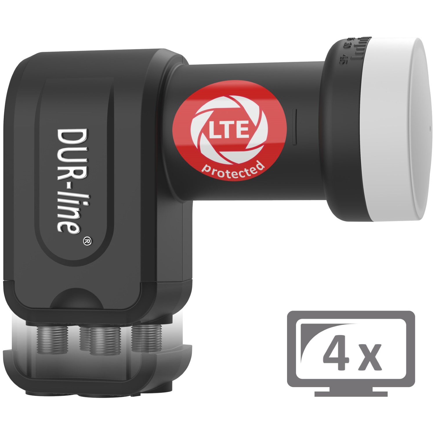 DUR-line +Ultra Quad LNB – Wetterschutz und Bildqualität am Fernseher DUR-line +Ultra Quad - LNB