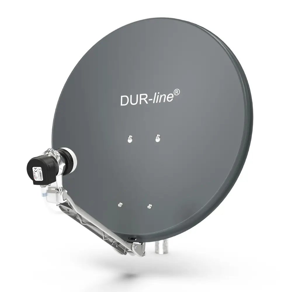 DUR-line Select 60/65 Anthrazit - Sat-Komplettanlage mit Single LNB DUR-line Select 60/65 Anthrazit - Sat-Komplettanlage mit Single LNB