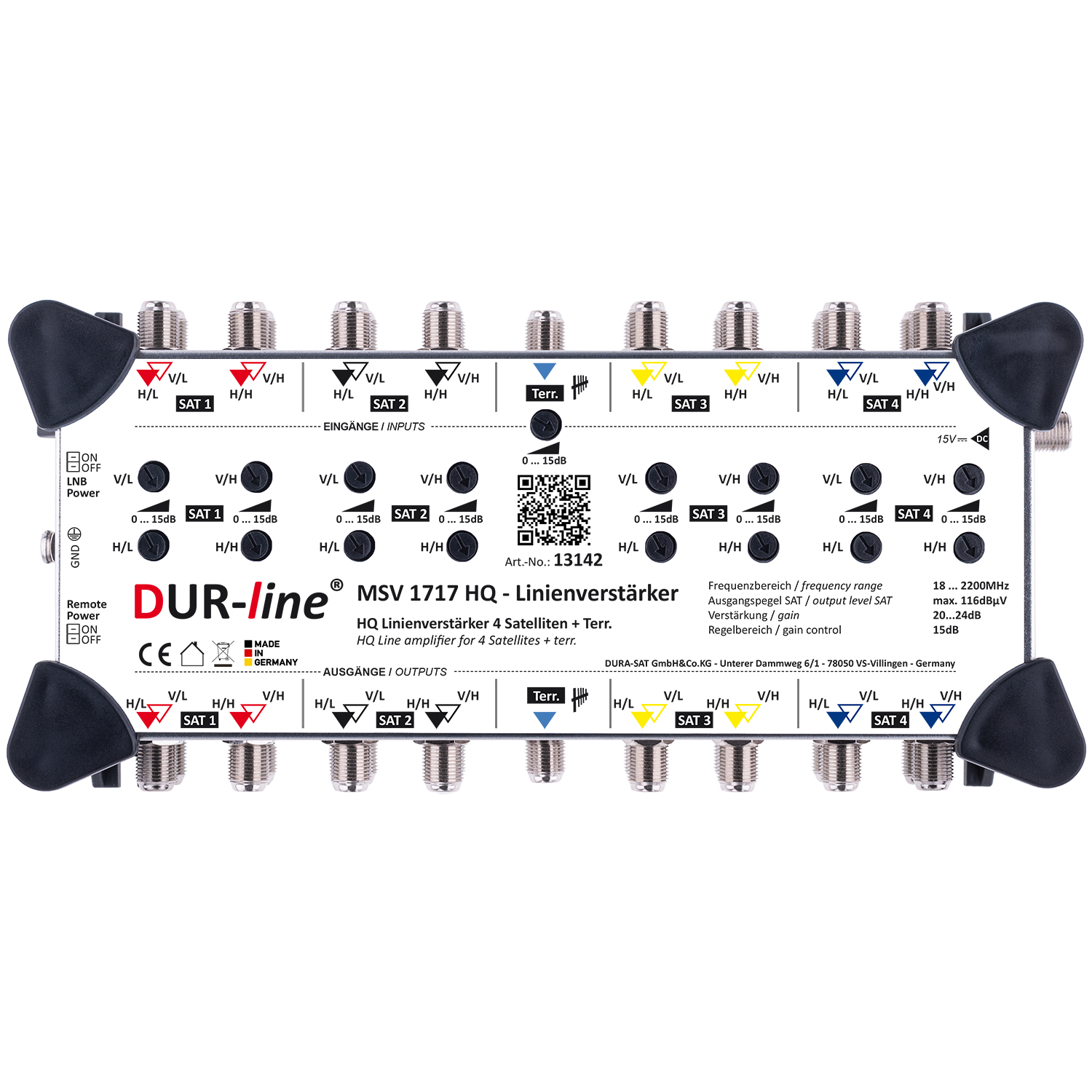 DUR-line MSV 1717 HQ - Linienverstärker – Produktansicht