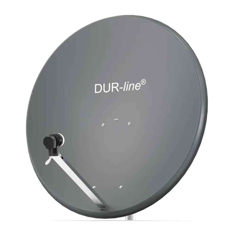 DUR-line MDA 90 Anthrazit - Digiatale 1 Teilnehmer Satellitenschüssel Komplett-Anlage mit +Ultra Single - LNB DUR-line MDA 90 Anthrazit - Digiatale 1 Teilnehmer Satellitenschüssel Komplett-Anlage mit +Ultra Single - LNB