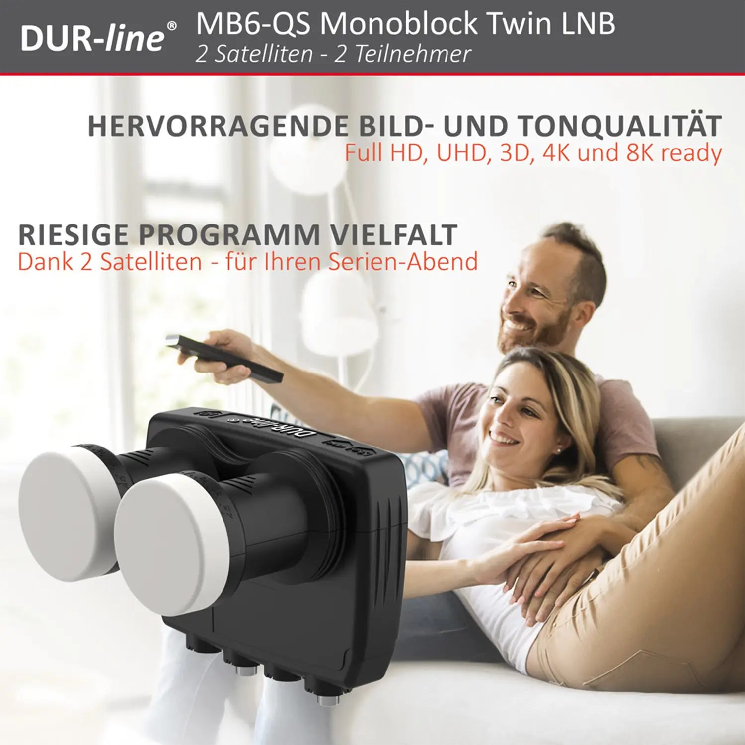 DUR-line Monoblock Twin LNB