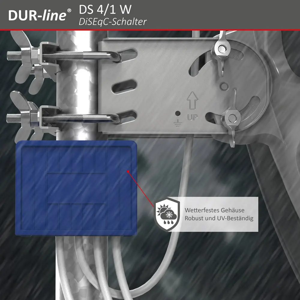 DUR-line DS 4/1 W - DiSEqC-Schalter