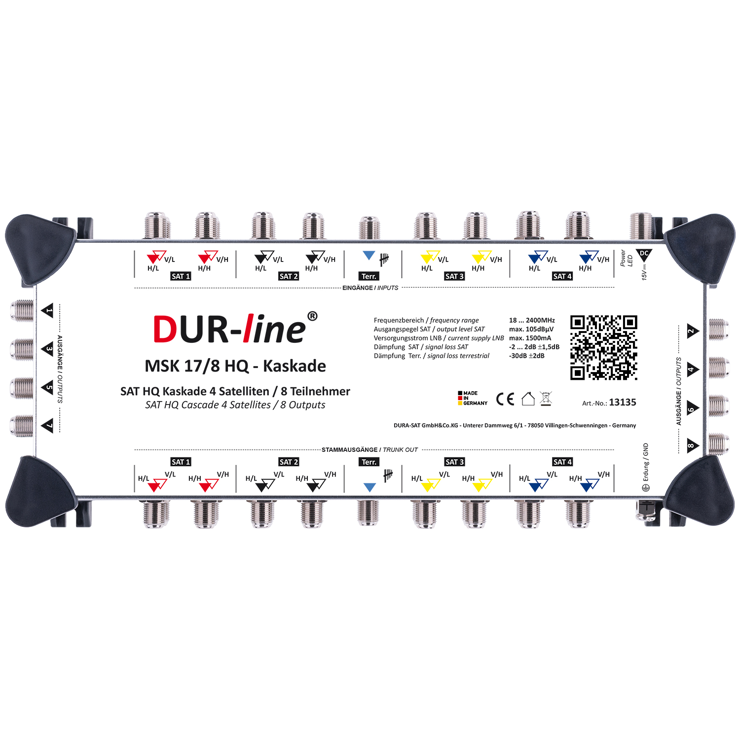DUR-line MSK 17/8 HQ - Kaskade – Produktansicht 2