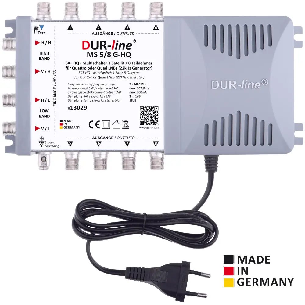 DUR-line MS G-HQ Multischalter – Draufsicht DUR-line MS G-HQ - Multischalter