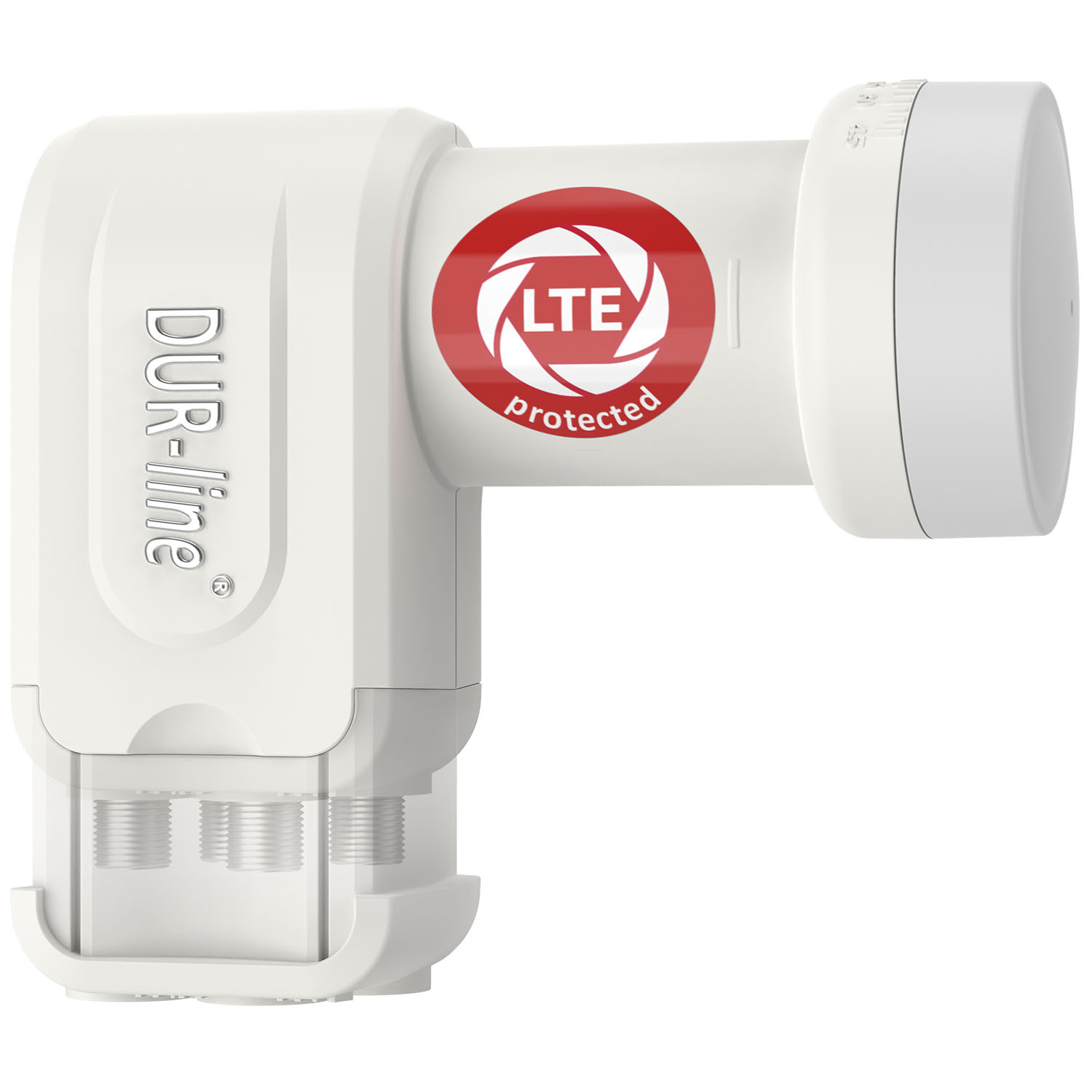 DUR-line +Ultra Quad white LNB – ausziehbarer Wetterschutz im Verlauf DUR-line +Ultra Quad white - LNB