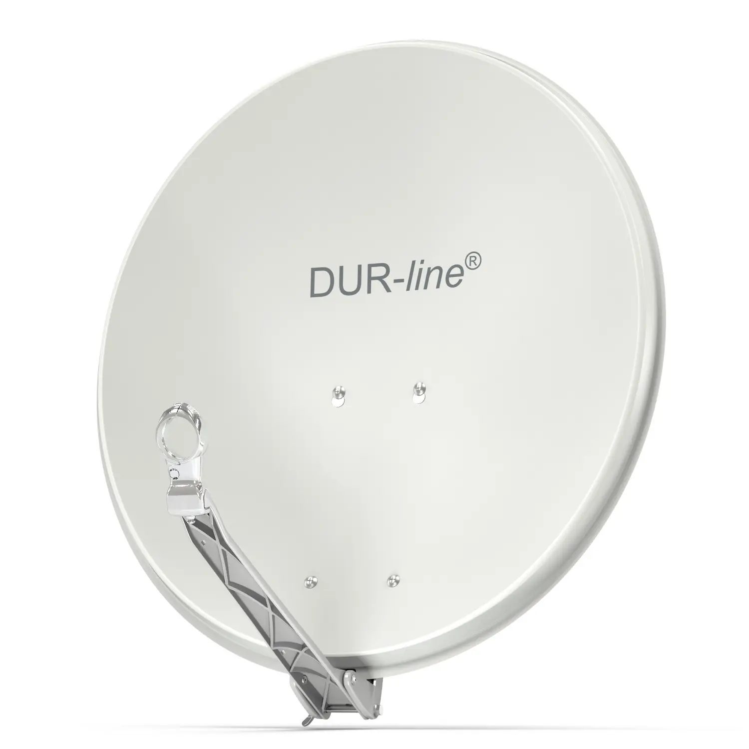 DUR-line Select 60/65 Hellgrau - Alu Sat-Reflektor