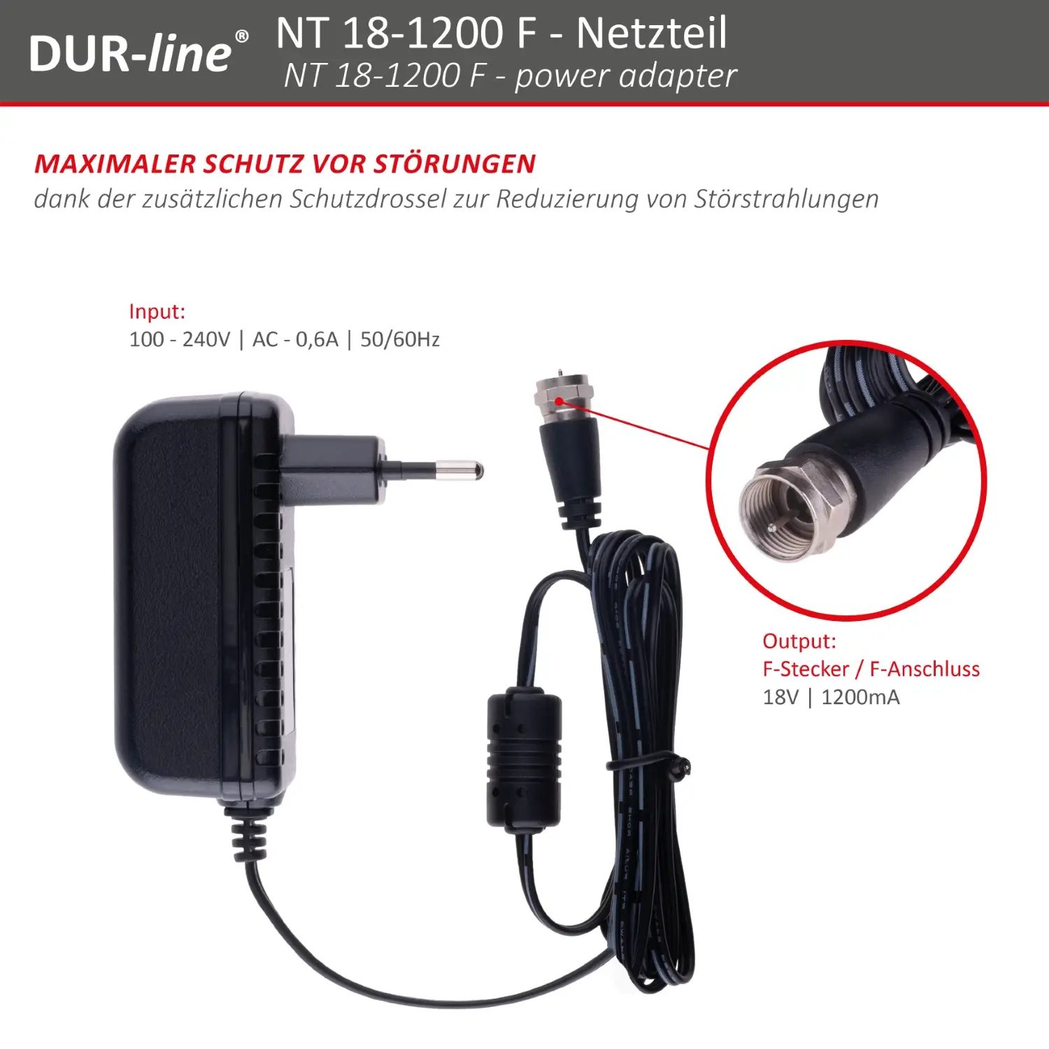 DUR-line NT 18-1200 F - Netzteil DUR-line NT 18-1200 F - Netzteil