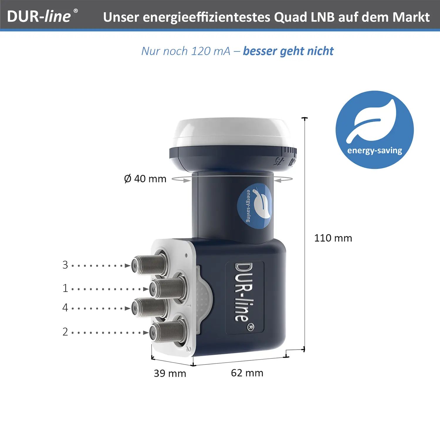 DUR-line Blue ECO Quad