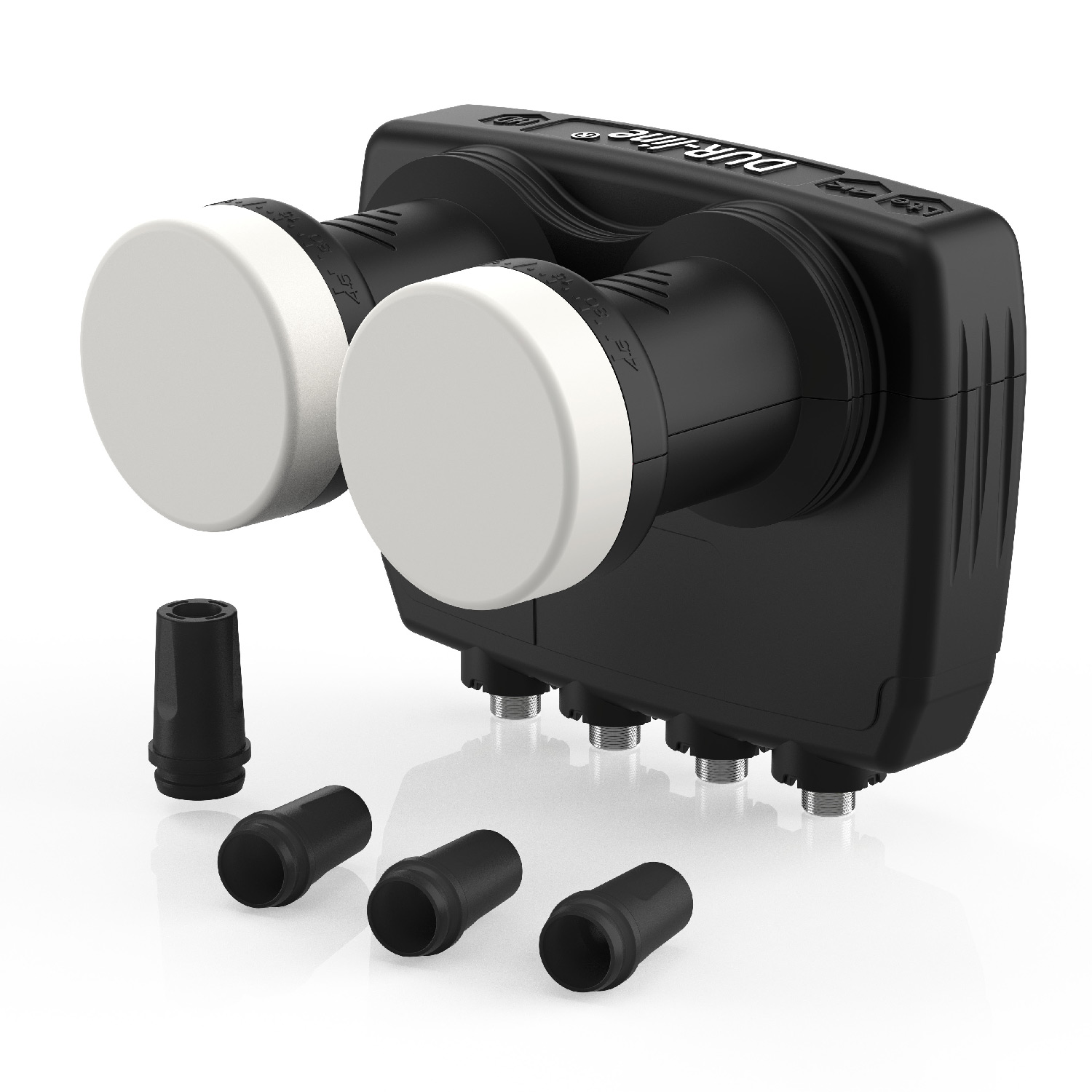 DUR-line MB6-QS Monoblock Quad LNB – Produktansicht DUR-line Monoblock Quad LNB