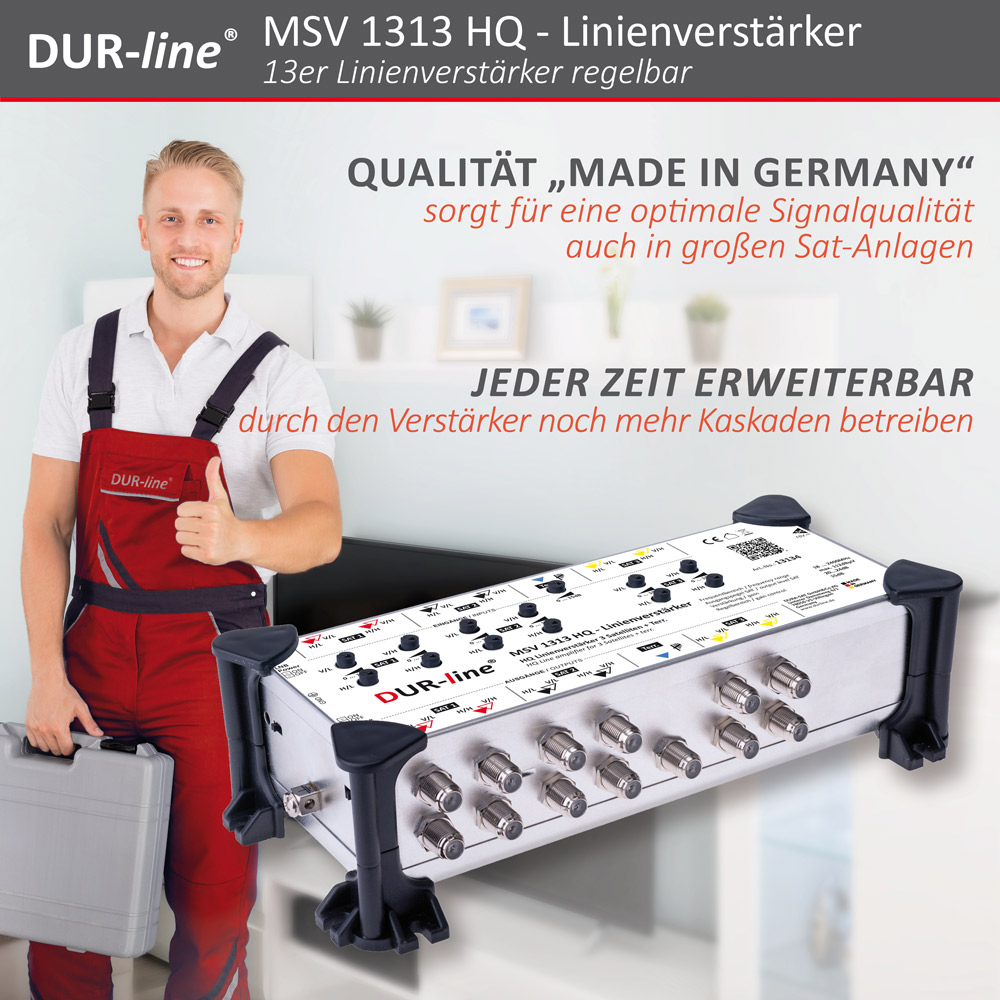 DUR-line MSV 1313 HQ - Linienverstärker – im Einsatz