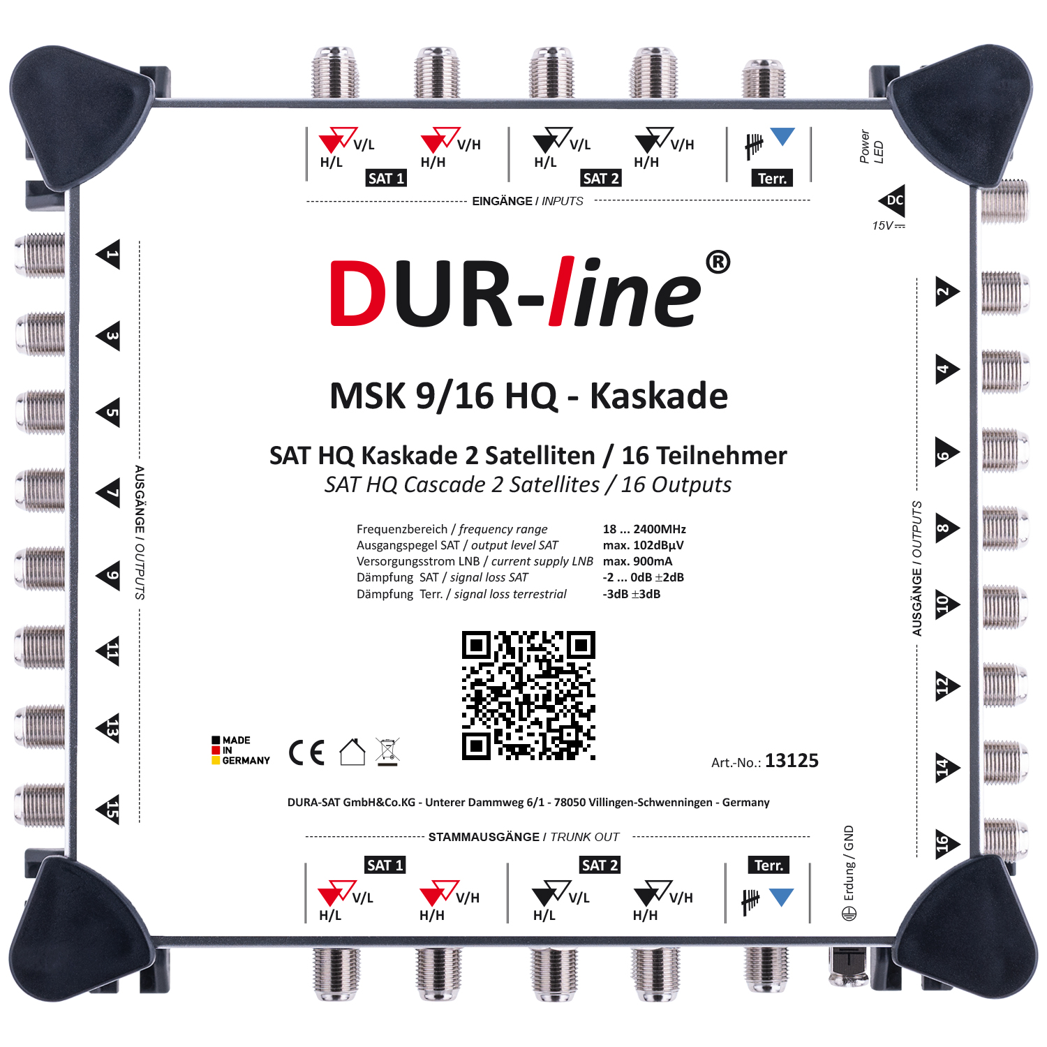 DUR-line MSK 9/16 HQ - Kaskade – Produktansicht 2 DUR-line MSK 9/16 HQ - Kaskade – Produktansicht 2