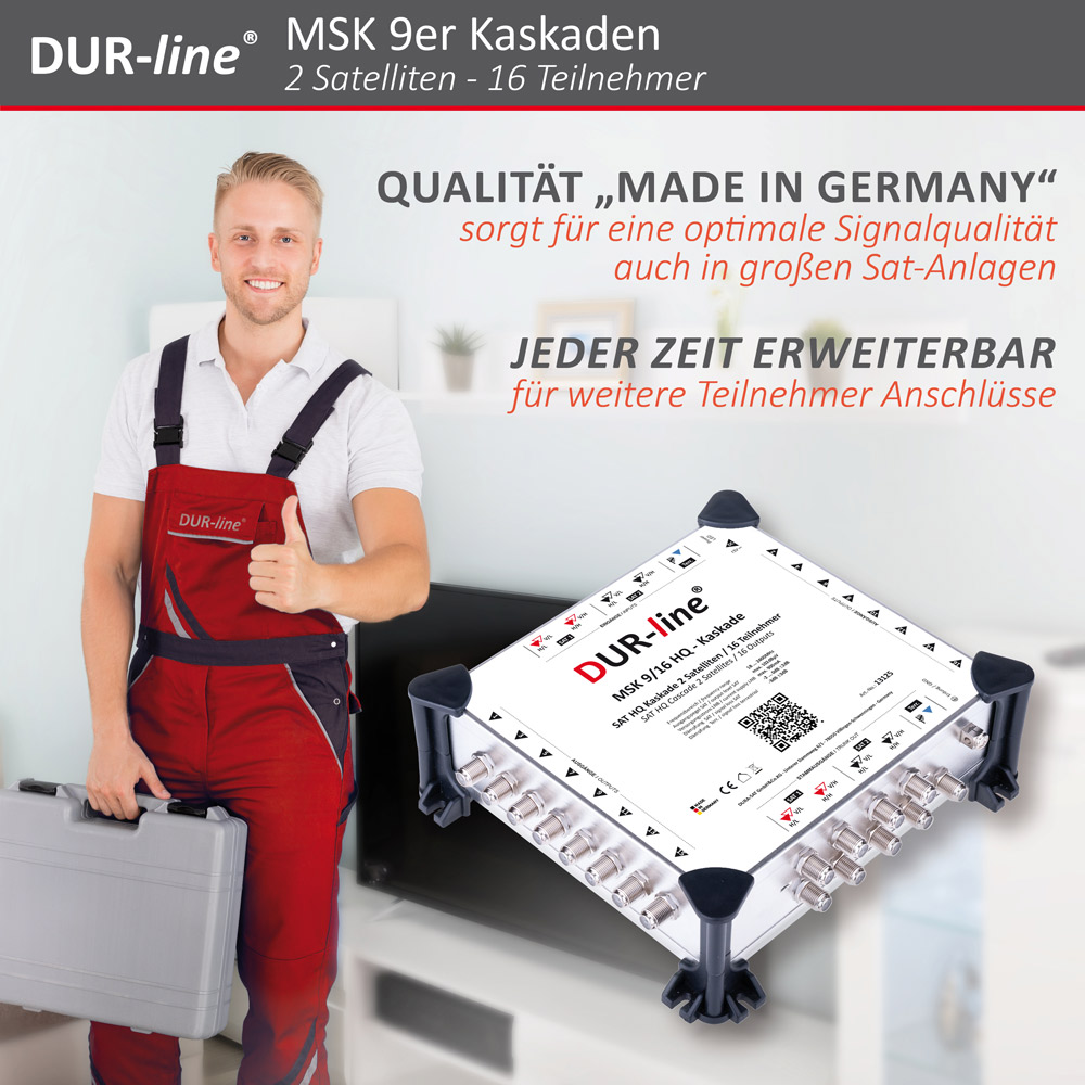 DUR-line MSK 9/16 HQ - Kaskade – im Einsatz