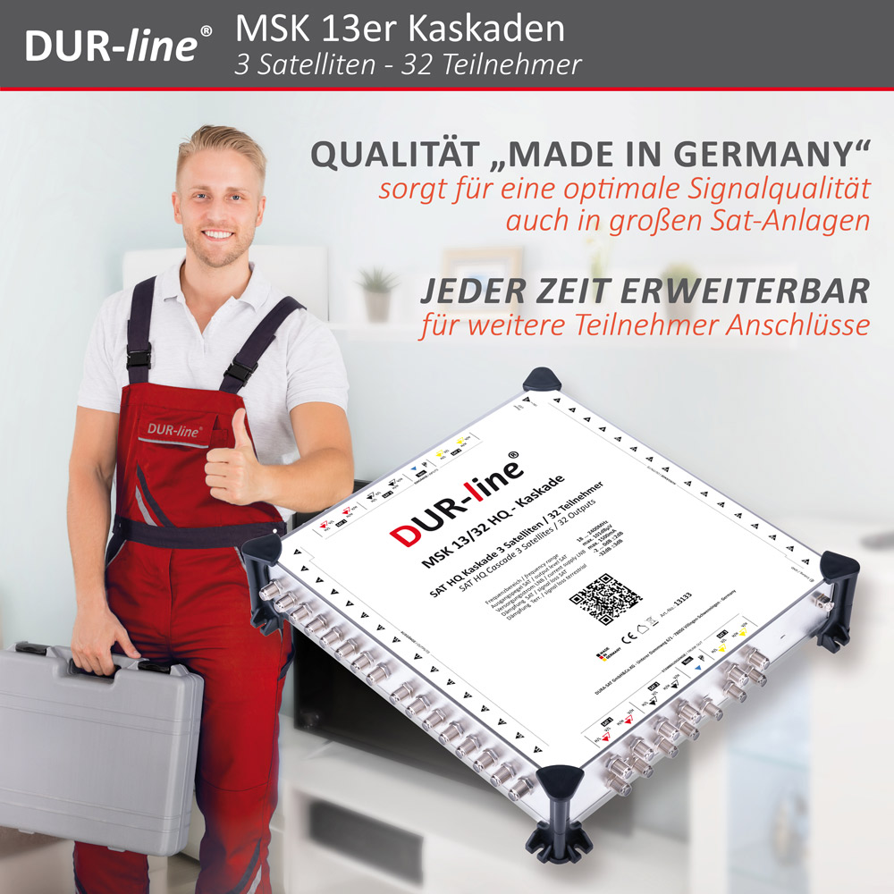 DUR-line MSK 13/32 HQ - Kaskade – im Einsatz DUR-line MSK 13/32 HQ - Kaskade – im Einsatz