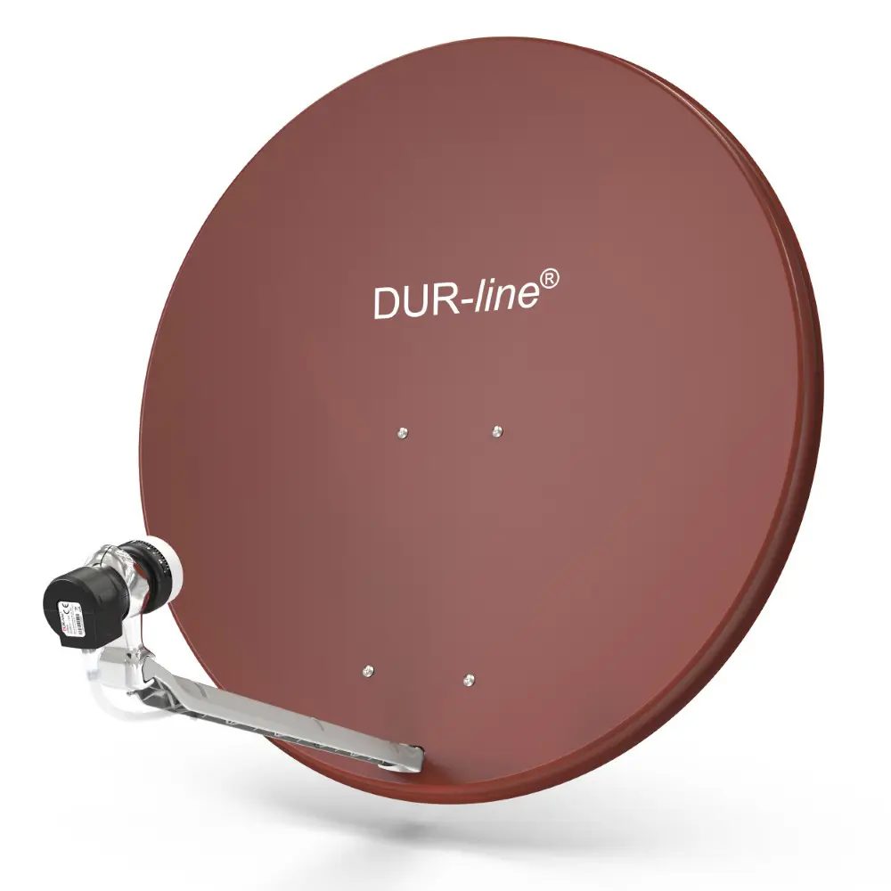 DUR-line Select 85/90 Rot - Sat-Komplettanlage mit Single LNB DUR-line Select 85/90 Rot - Sat-Komplettanlage mit Single LNB