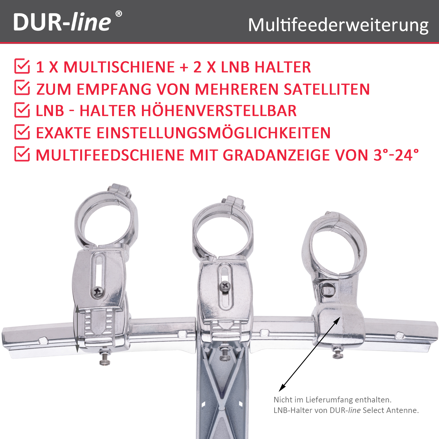 DUR-line Multi Select 2H2 - Multifeederweiterung – Produktmerkmale im Überblick