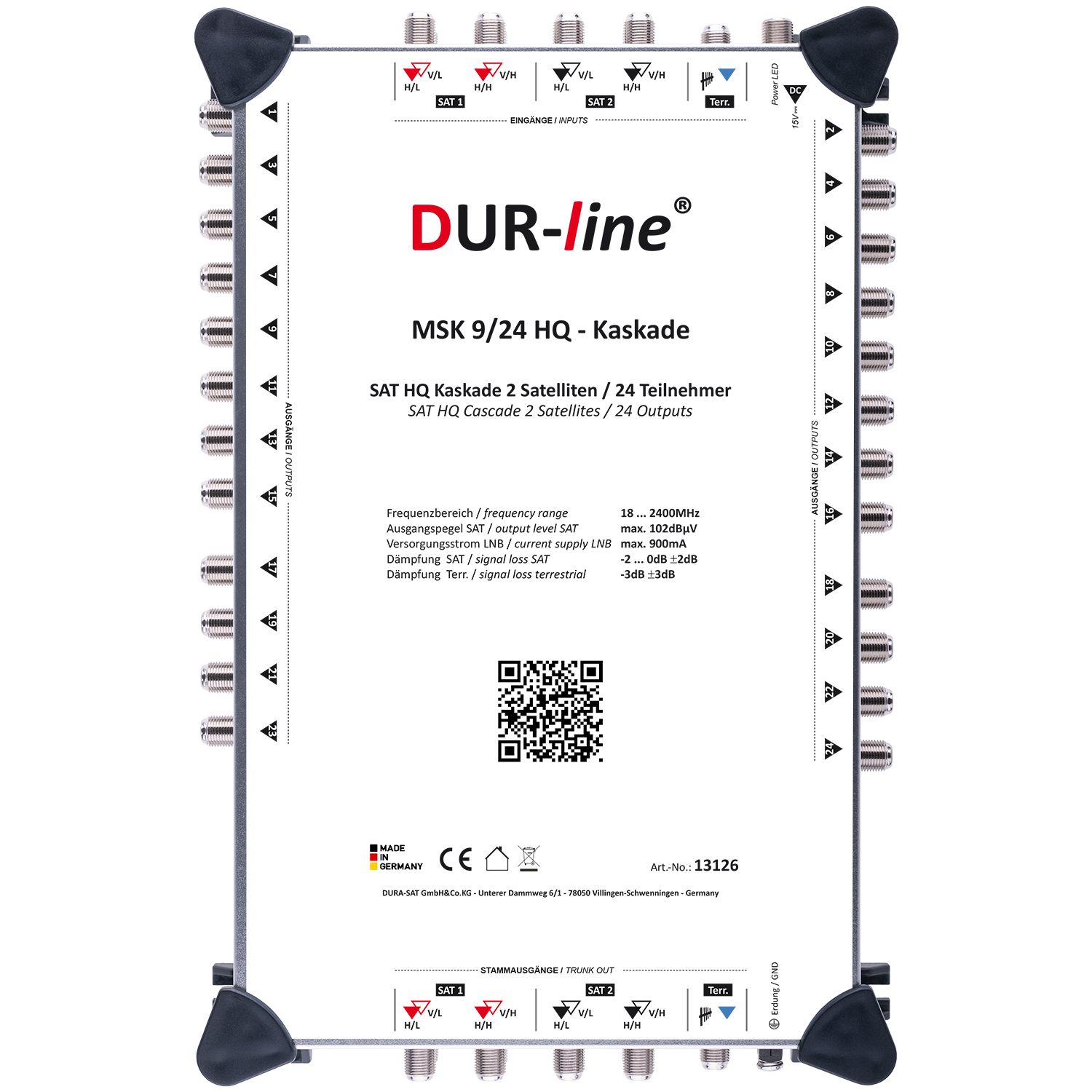 DUR-line MSK 9/24 HQ - Kaskade – Produktansicht 2