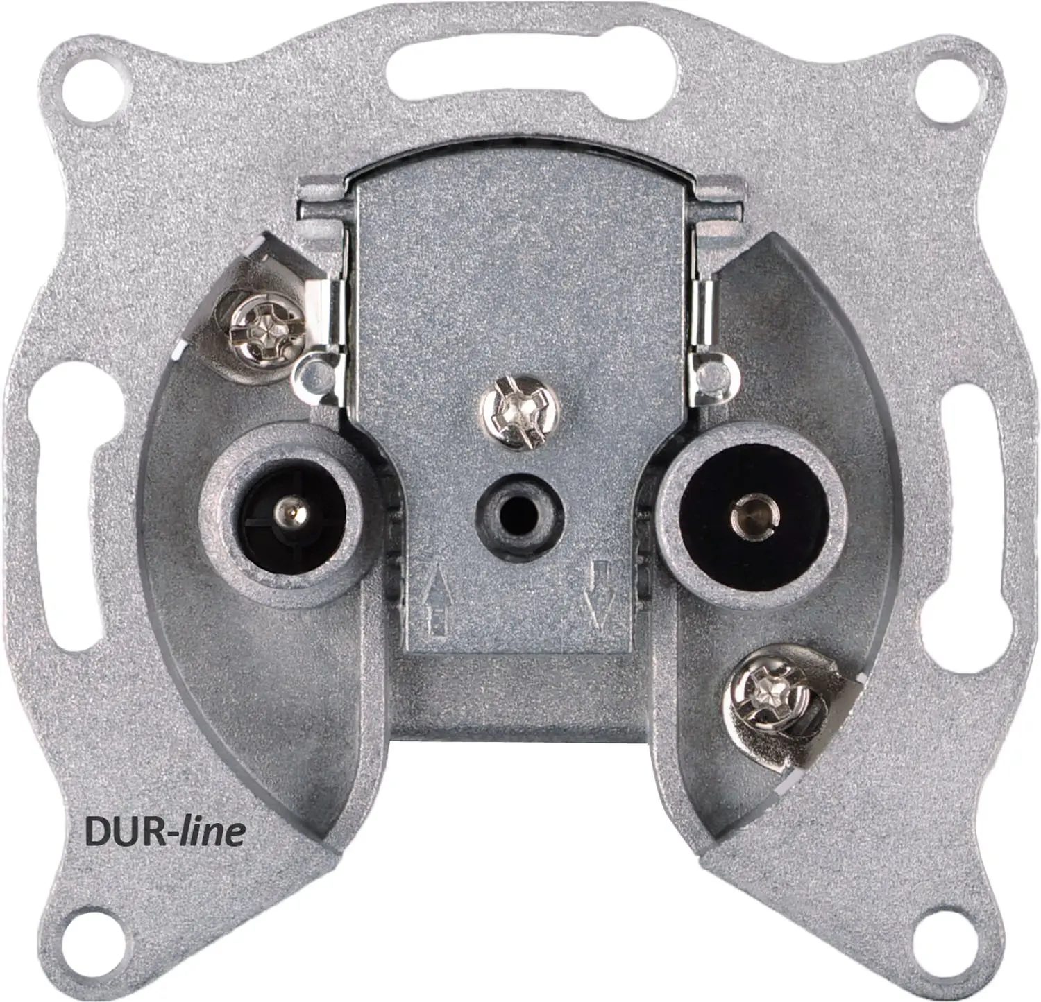 DUR-line BK Durchgangsdose 2-Loch – 8 dB / 10 dB / 14 dB