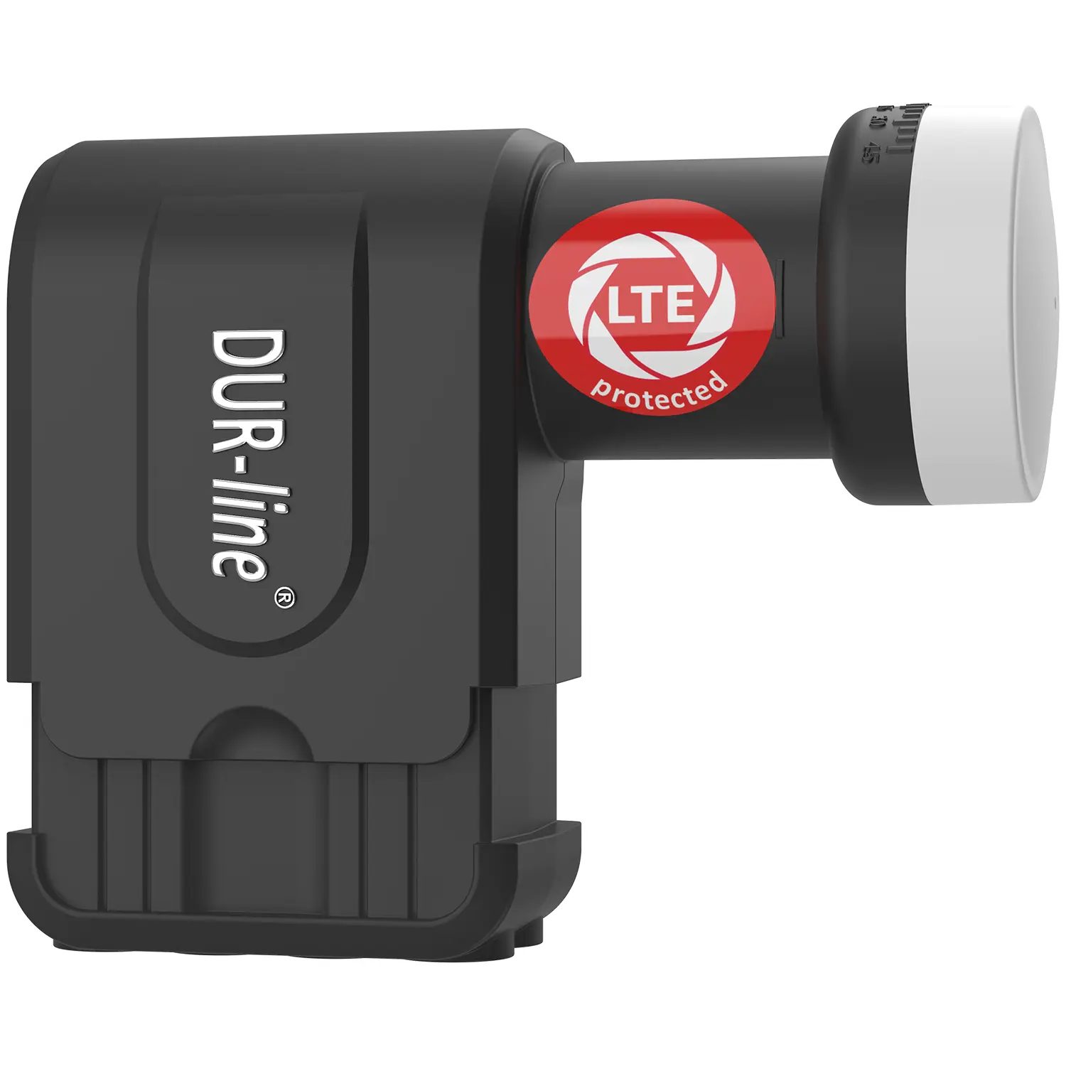 DUR-line +Ultra Octo LNB – Draufsicht perspektivisch mit Wetterschutz B-Ware: DUR-line +Ultra Octo - LNB