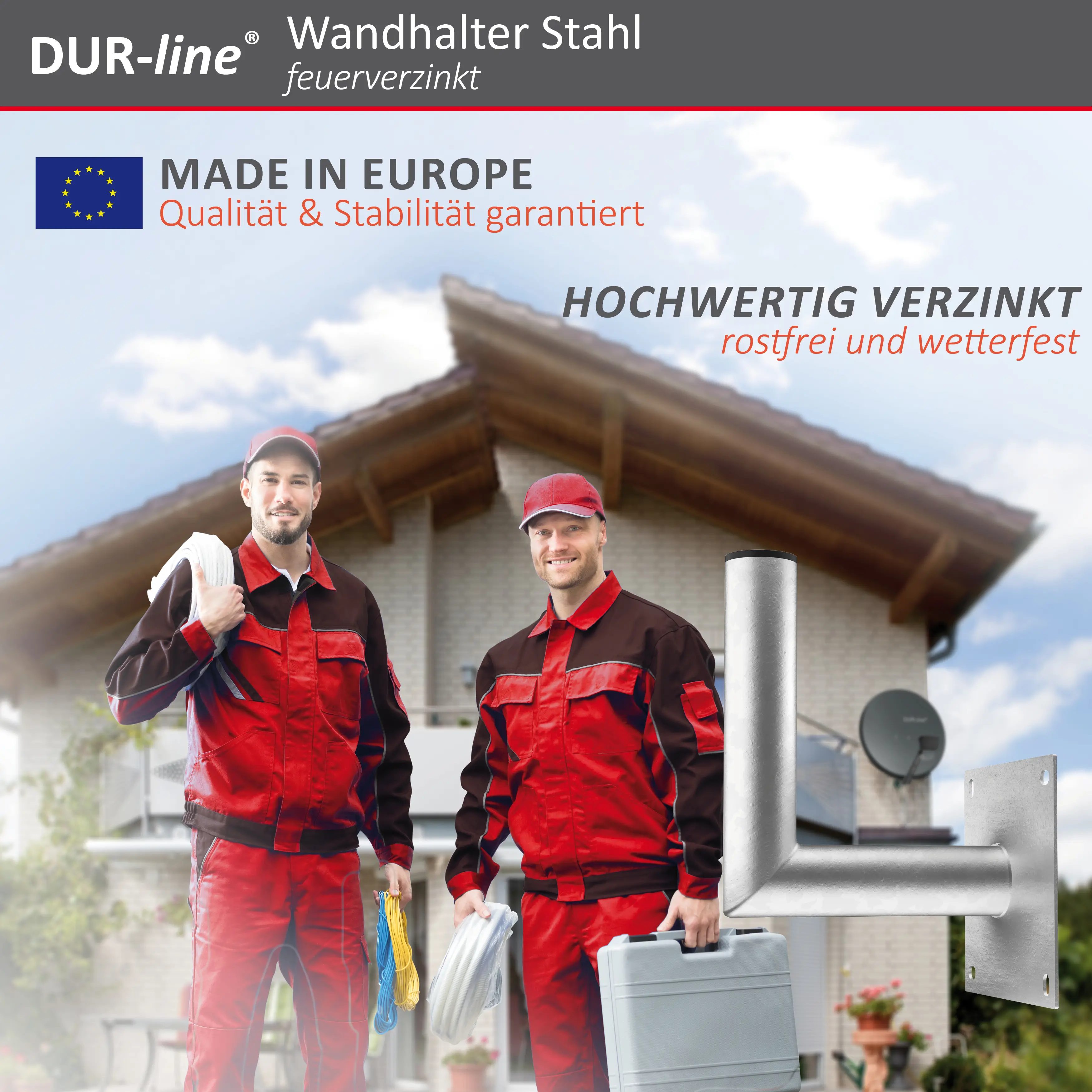DUR-line WHSF Stahl-Wandhalter – im Einsatz zu Hause y