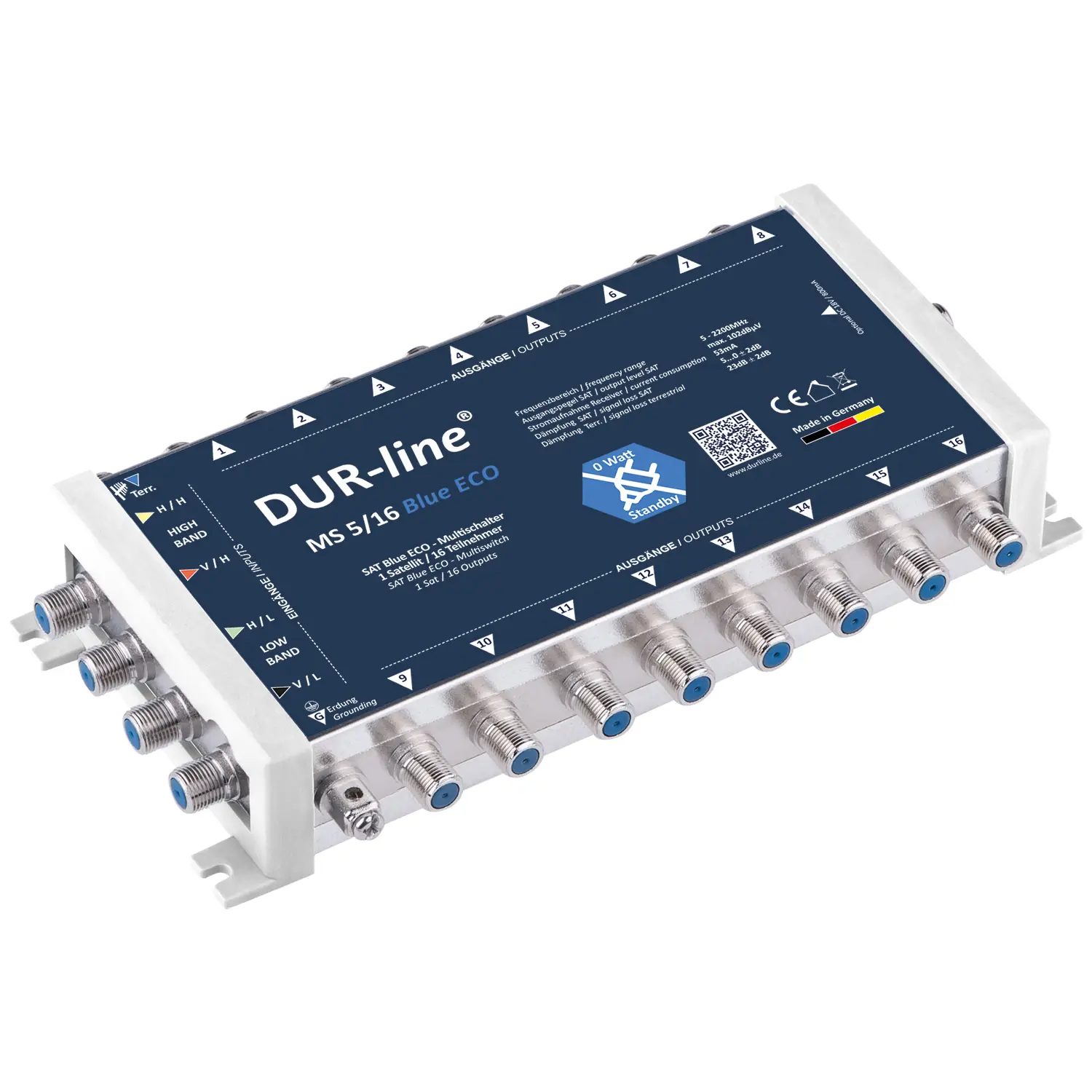 DUR-line MS 5/16 Blue ECO – Multischalter 
