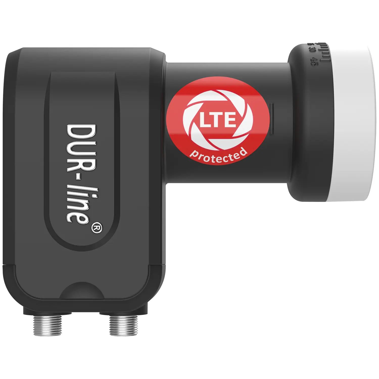 DUR-line +Ultra Twin LNB – Draufsicht DUR-line +Ultra Twin LNB