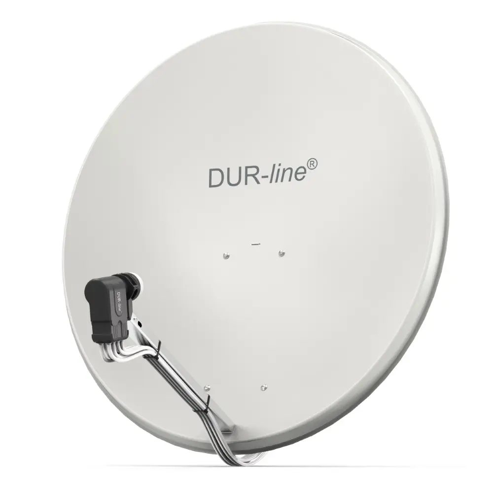 DUR-line MDA 90 Hellgrau - Sat-Komplettanlage mit Octo LNB DUR-line MDA 90 Hellgrau - Sat-Komplettanlage mit Octo LNB
