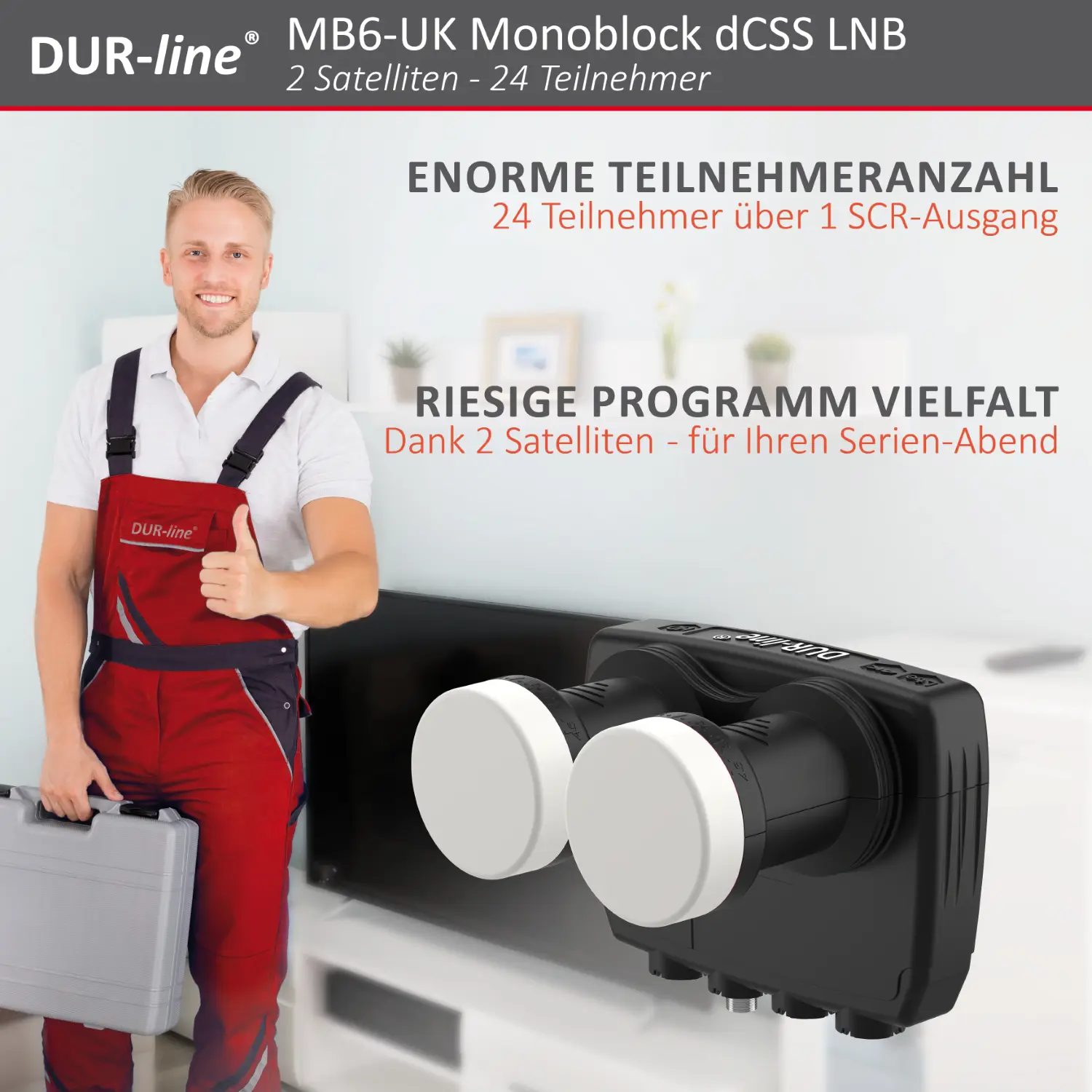 DUR-line Monoblock dCSS LNB