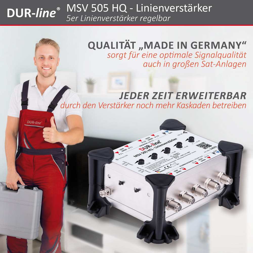DUR-line MSV 505 HQ - Linienverstärker – im Einsatz