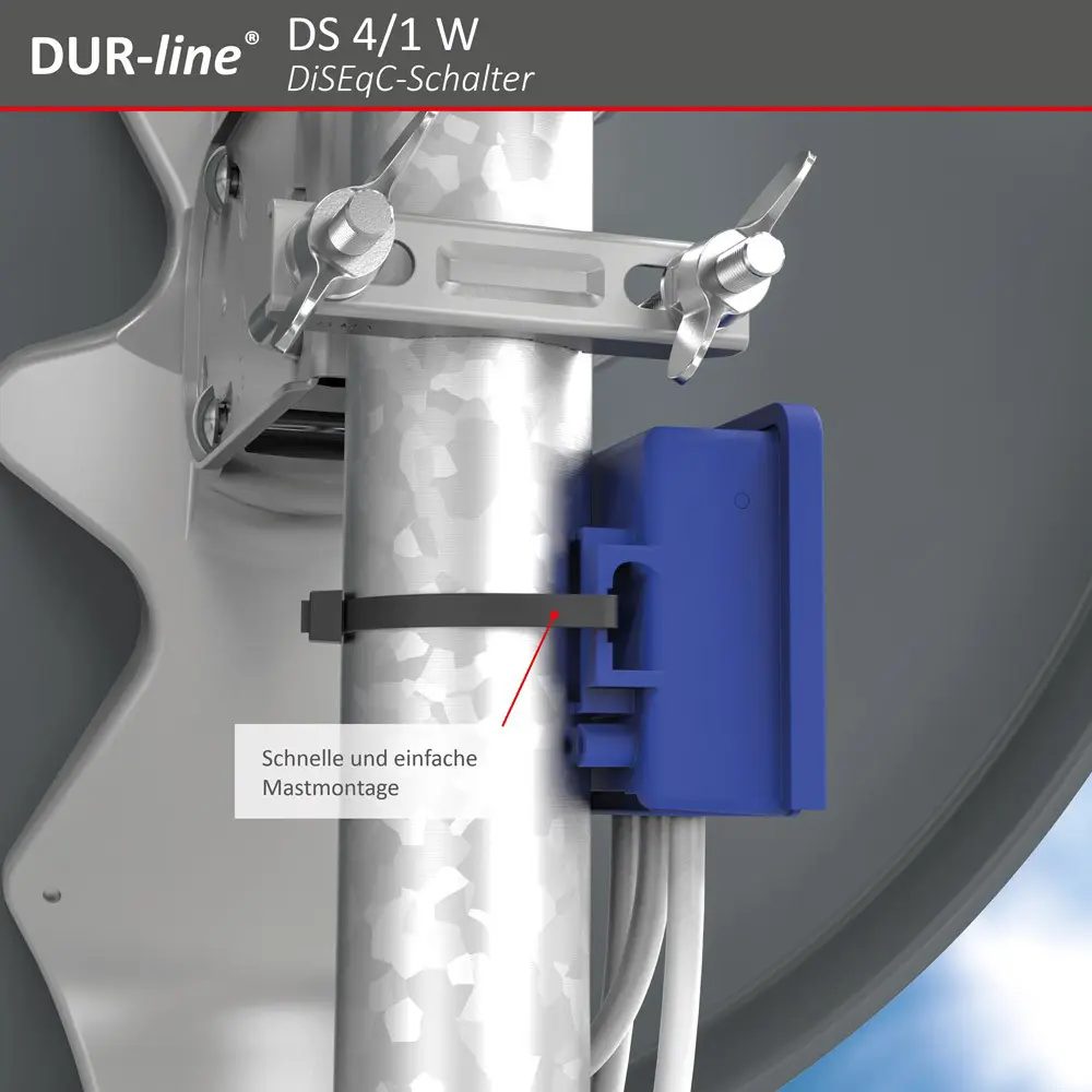 DUR-line DS 4/1 W - DiSEqC-Schalter