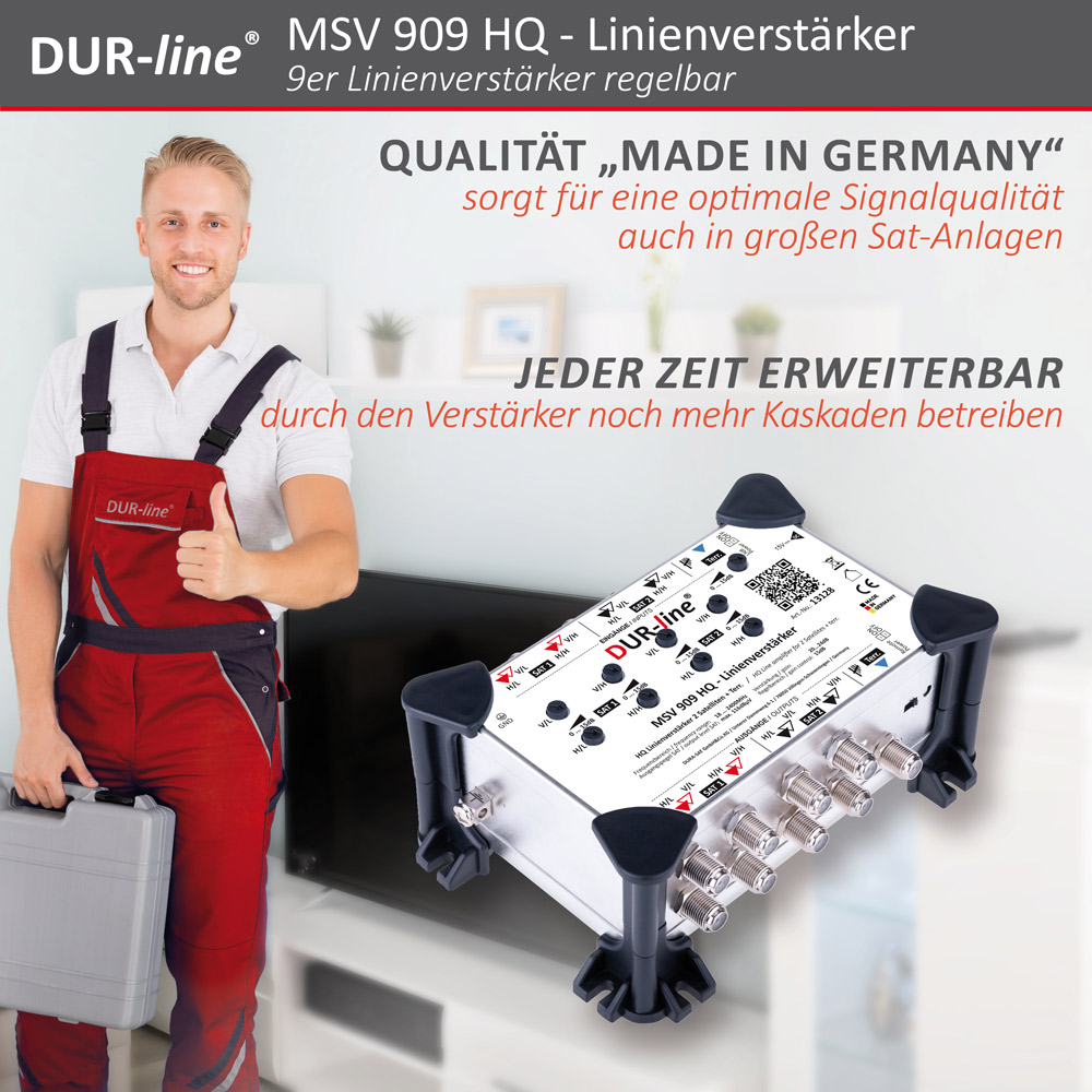 DUR-line MSV 909 HQ - Linienverstärker – im Einsatz DUR-line MSV 909 HQ - Linienverstärker – im Einsatz