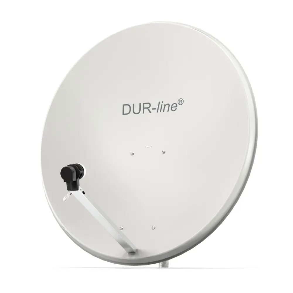 DUR-line MDA 90 Hellgrau - Digiatale 1 Teilnehmer Satellitenschüssel Komplett-Anlage mit +Ultra Single - LNB DUR-line MDA 90 Hellgrau - Digiatale 1 Teilnehmer Satellitenschüssel Komplett-Anlage mit +Ultra Single - LNB