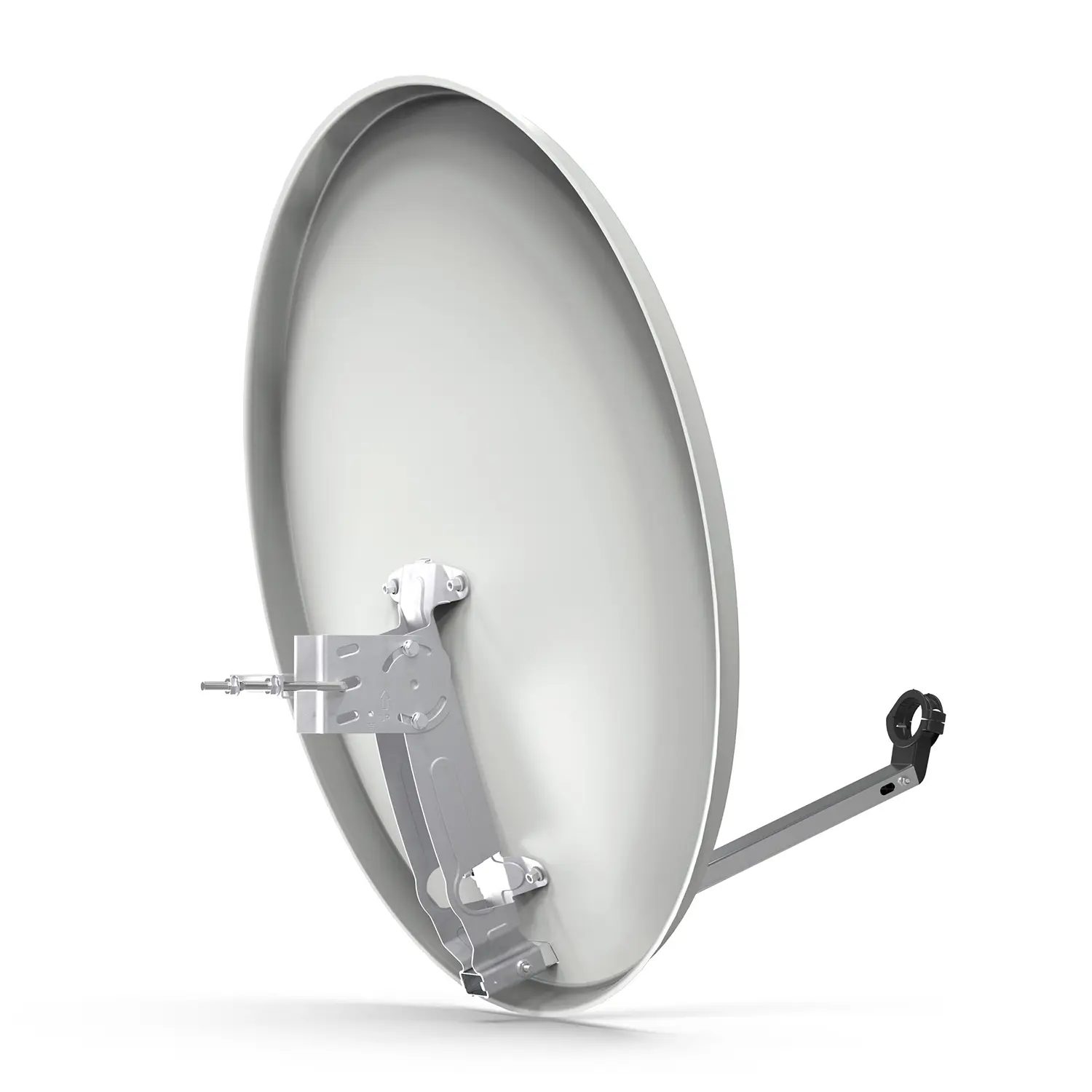 DUR-line MDA 80 Hellgrau Alu Sat-Reflektor – Rückansicht DUR-line MDA 80 Hellgrau - Alu Sat-Reflektor