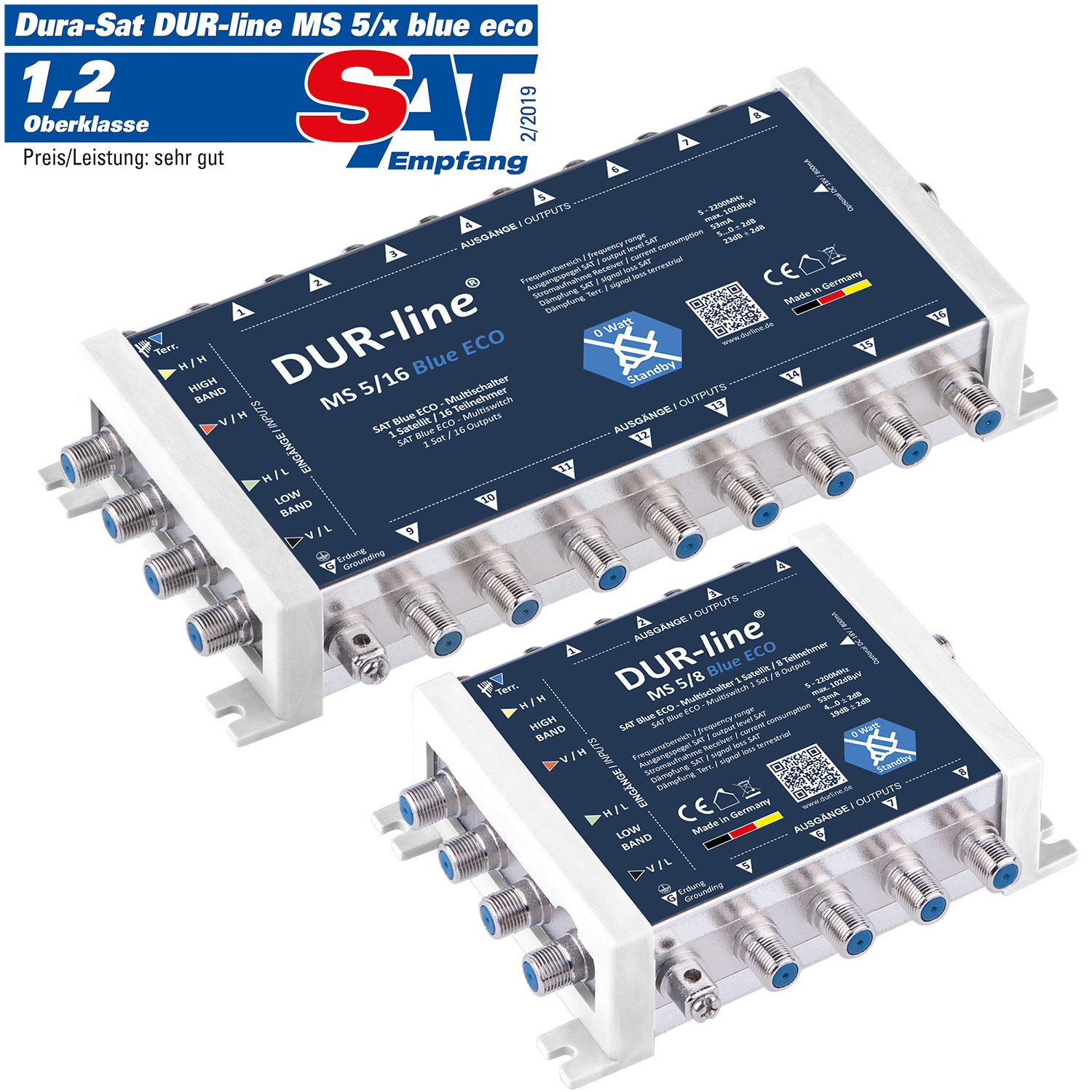 DUR-line MS Blue ECO – Multischalter DUR-line MS Blue ECO – Multischalter