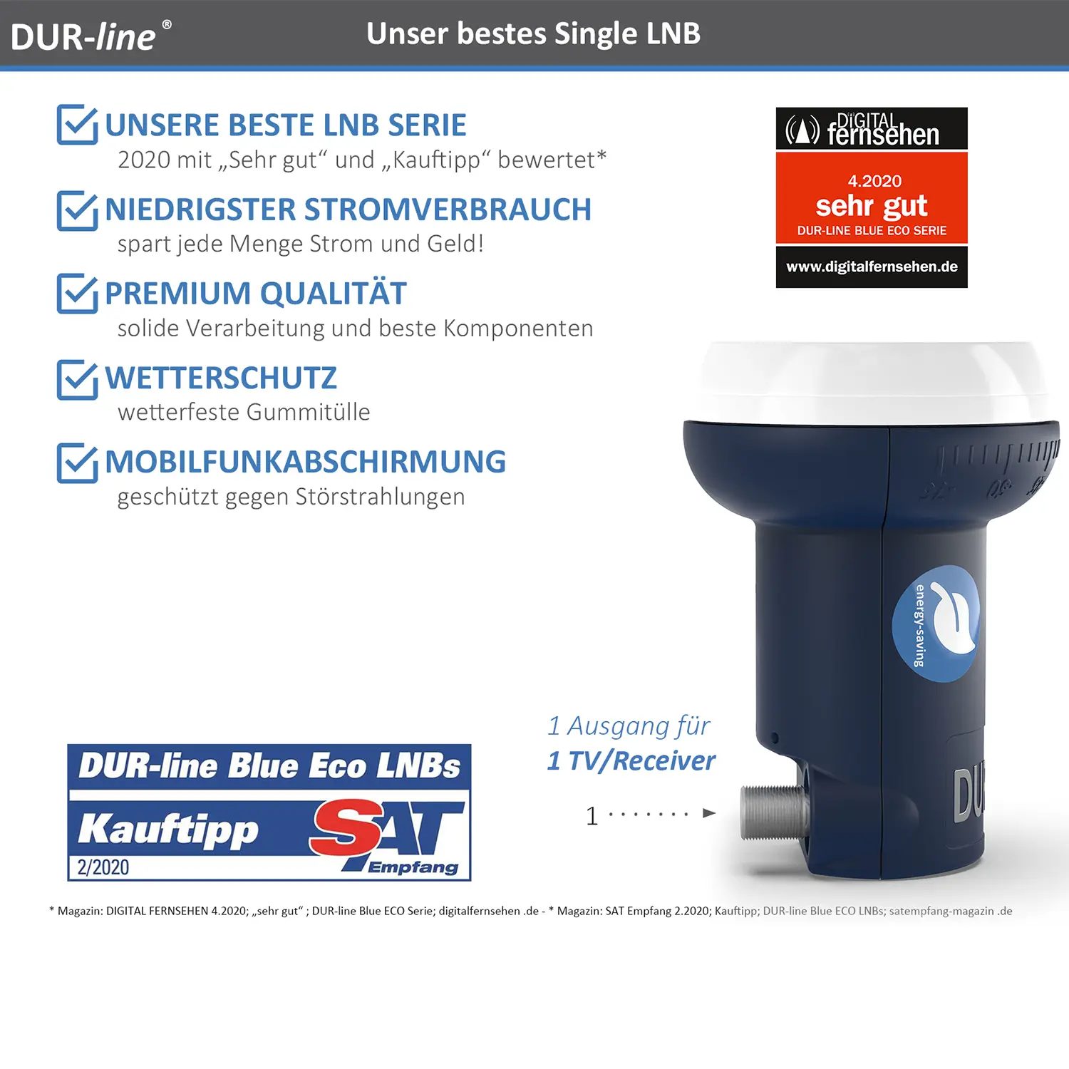 DUR-line Blue ECO Single