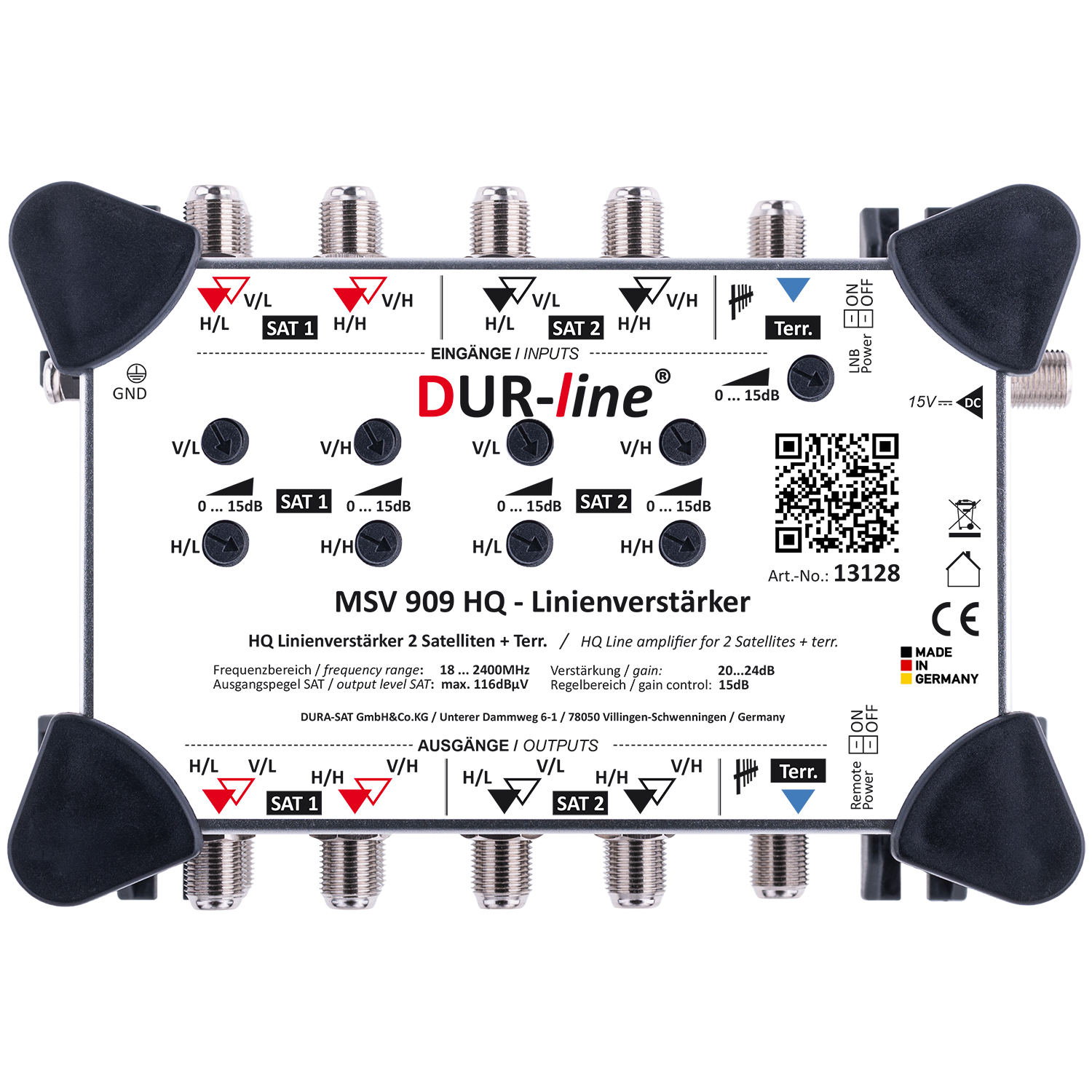 DUR-line MSV 909 HQ - Linienverstärker – Produktansicht 2