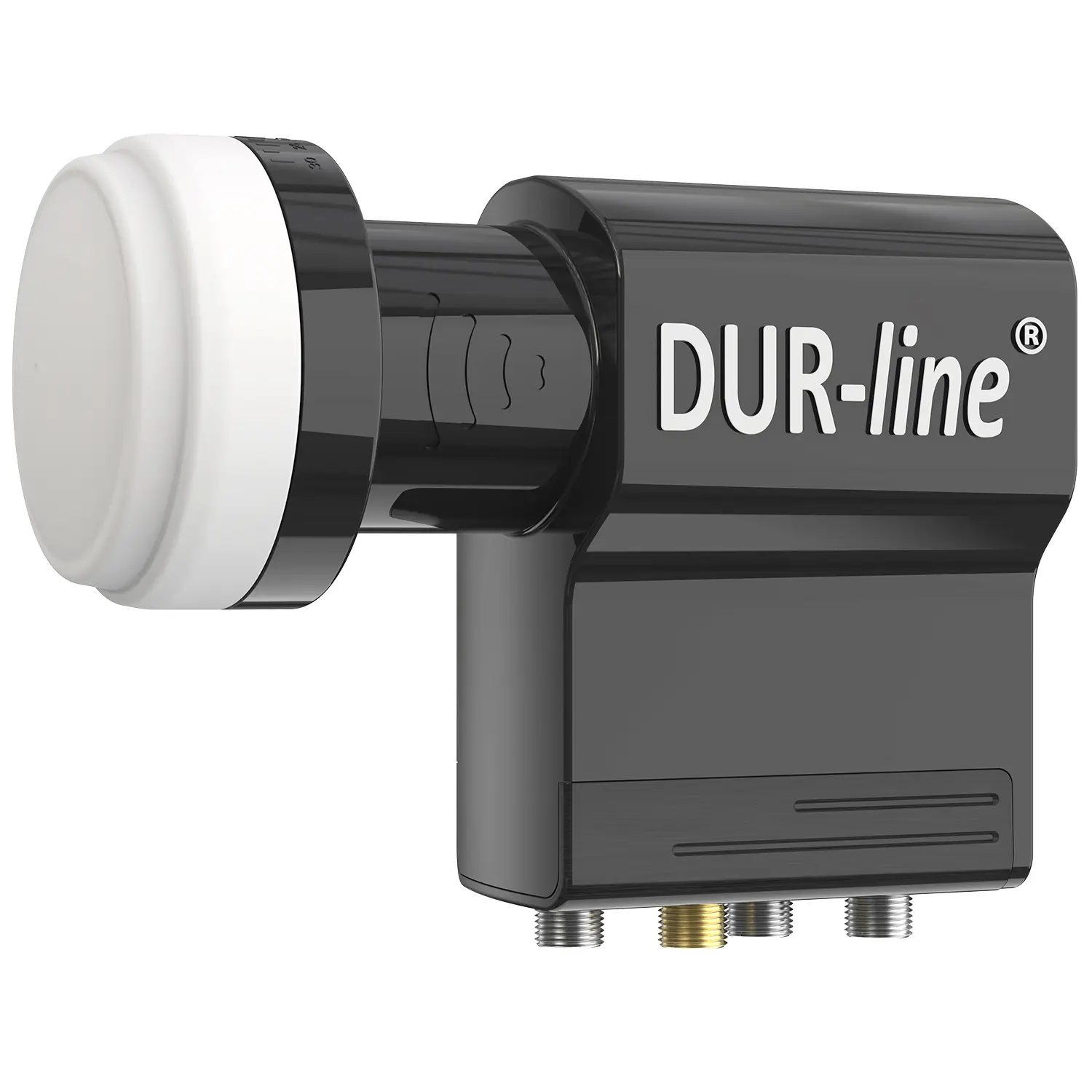 DUR-line UK 124-3L dCSS Unicable LNB – Perspektivansicht DUR-line UK 124-3L dCSS - Unicable LNB