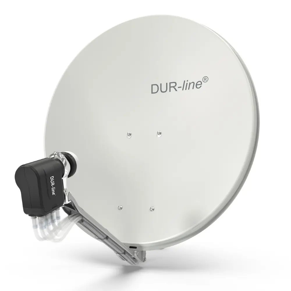 DUR-line Select 75/80 Hellgrau - Sat-Komplettanlage mit Octo LNB DUR-line Select 75/80 Hellgrau - Sat-Komplettanlage mit Octo LNB