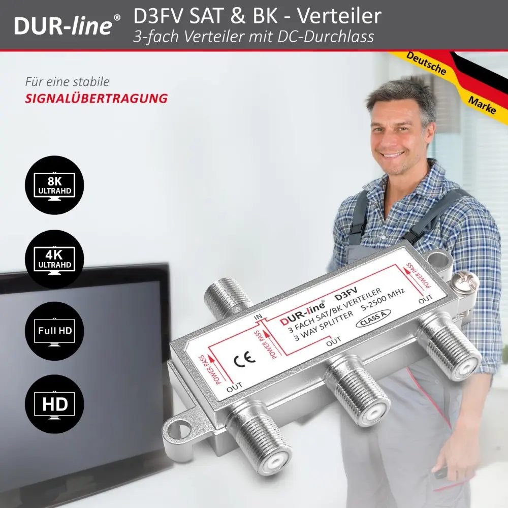 DUR-line D3FV - SAT/BK-Verteiler